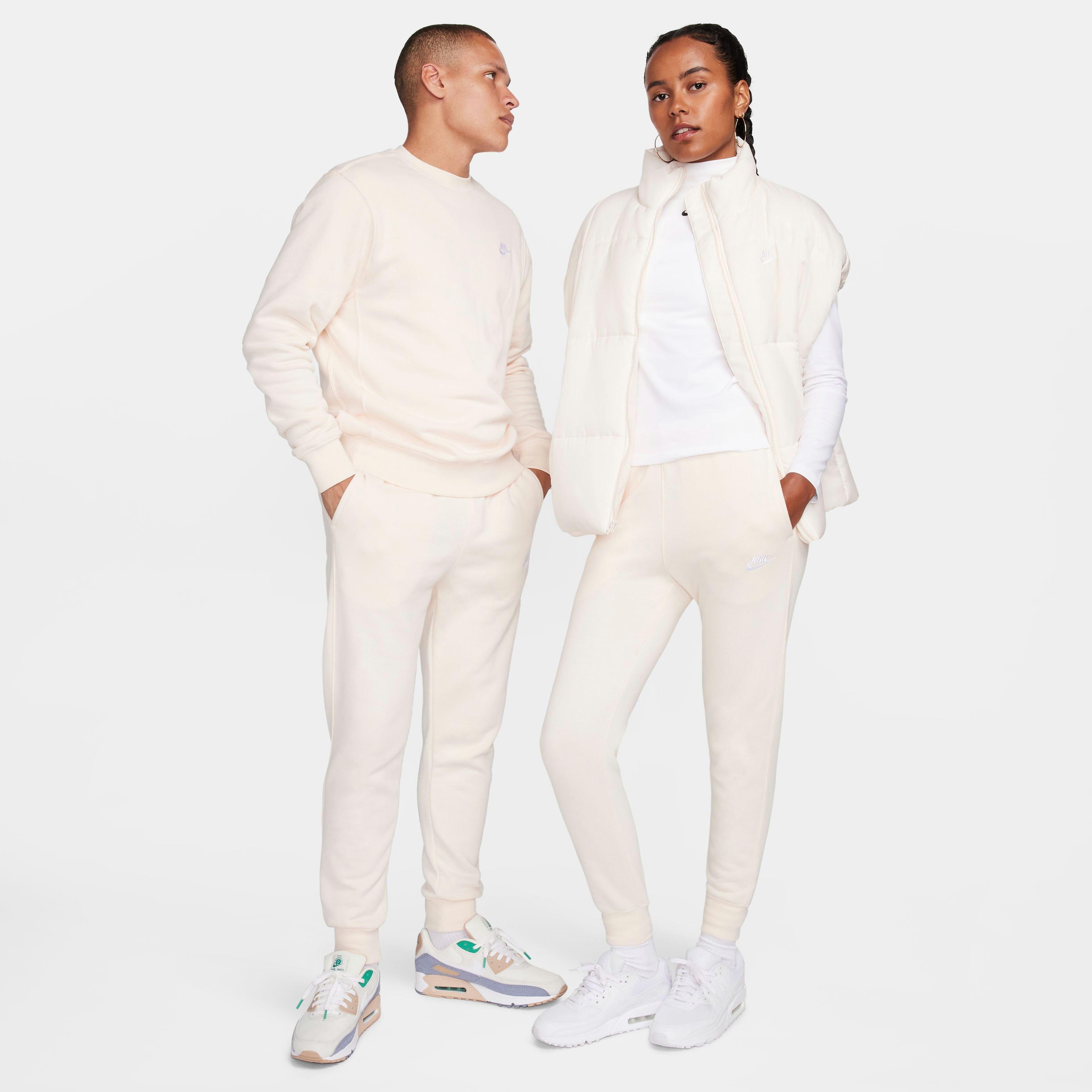 Nike Men's Sportswear Club Fleece Joggers-Lt Pink - LT PINK Thumbnail View 12