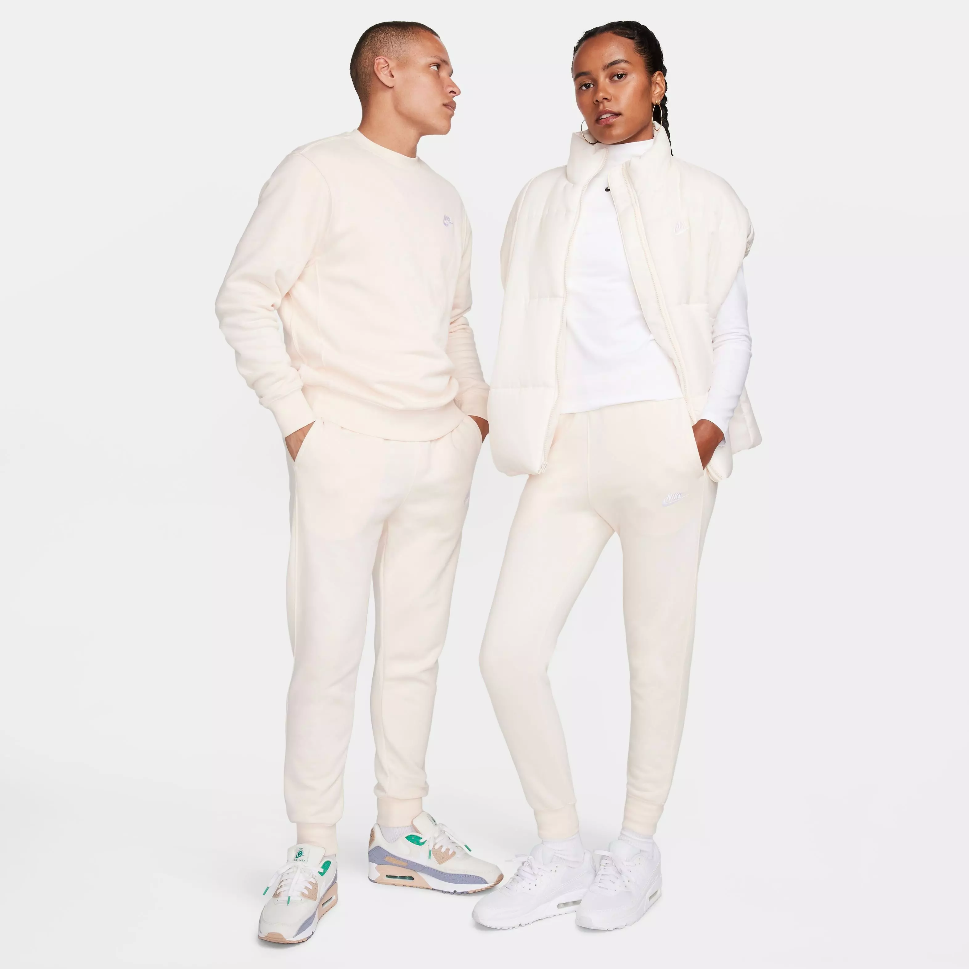 Nike Men's Sportswear Club Fleece Joggers-Lt Pink - LT PINK