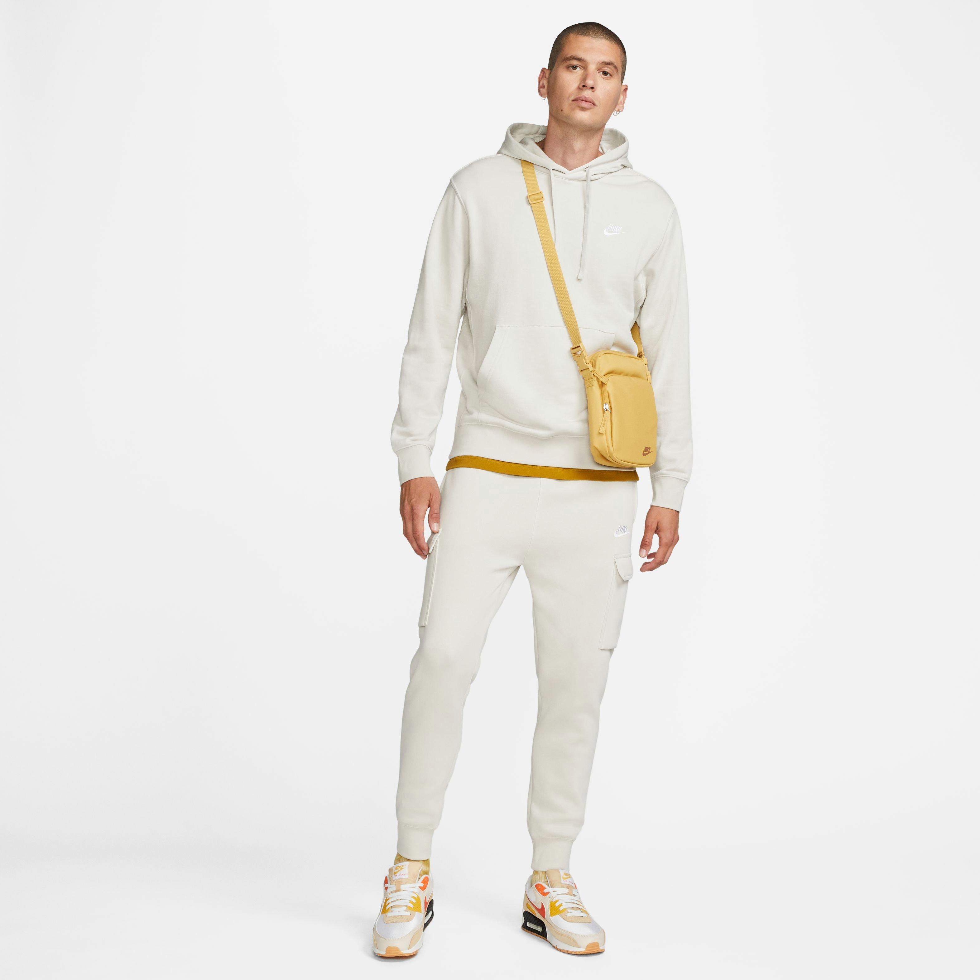 Nike Men's Sportswear Club Fleece Cargo Pants-Bone - BONE Thumbnail View 6