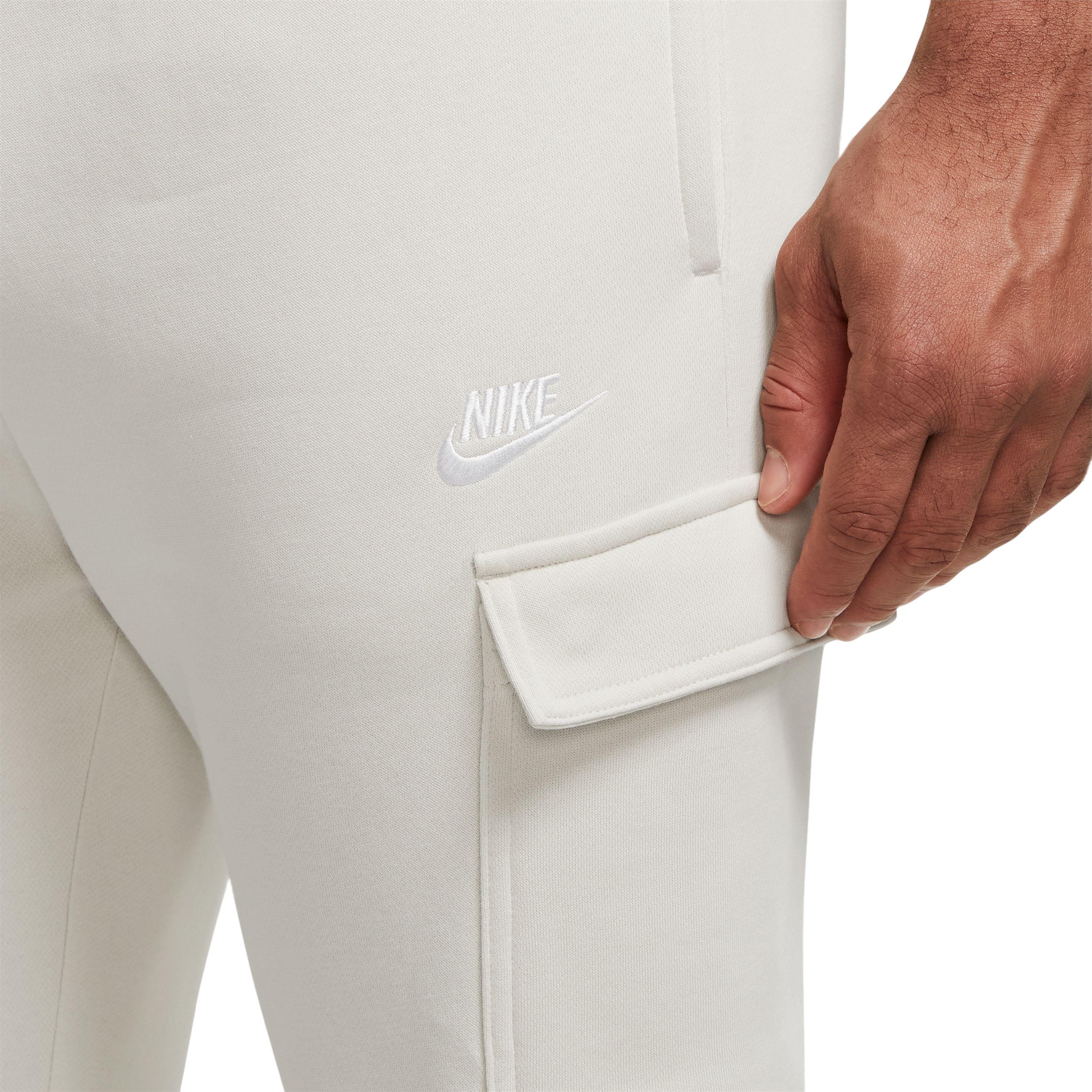Nike Men's Sportswear Club Fleece Cargo Pants-Bone - BONE Thumbnail View 3