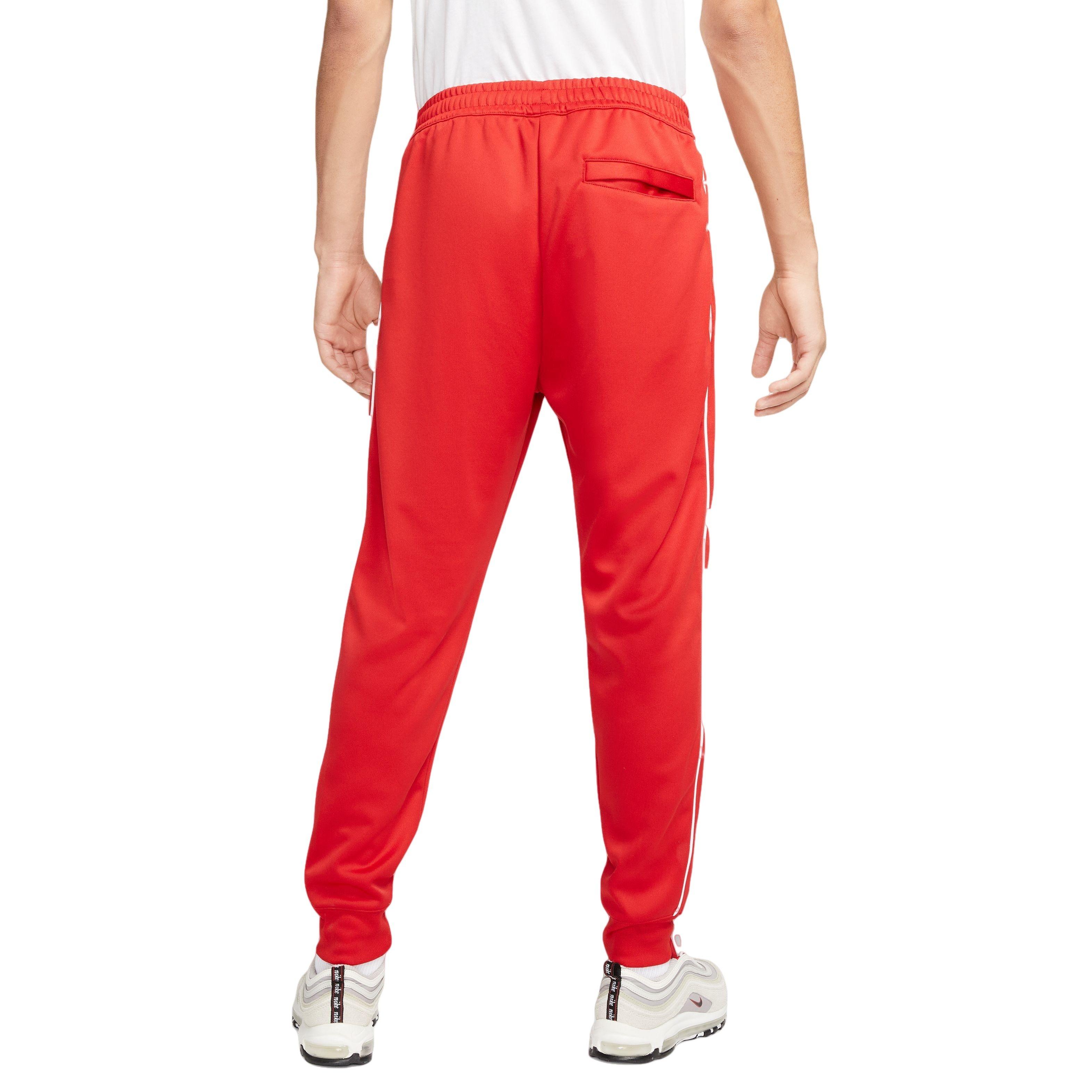 Nike Men's Club Polyknit Pants-Red