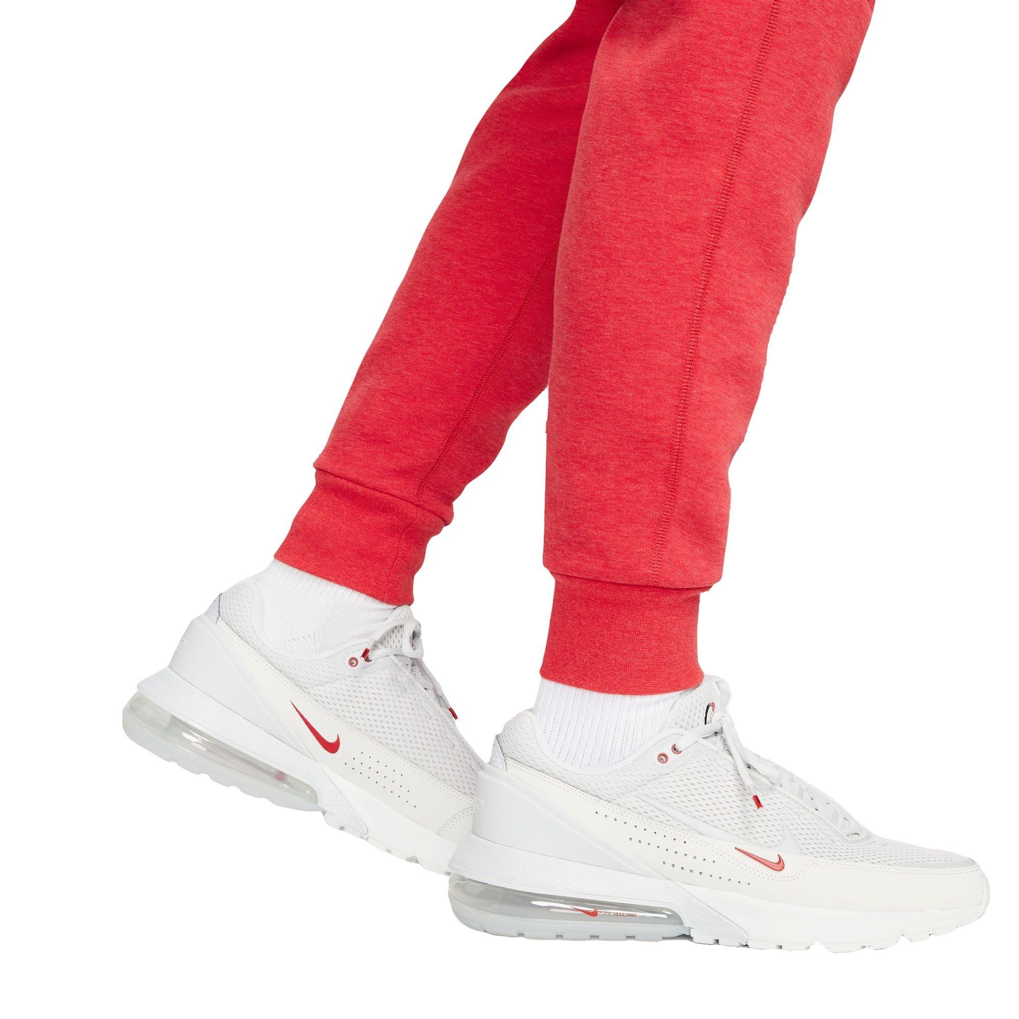 Nike Men's Tech Fleece Jogger - University Red - RED Thumbnail View 7