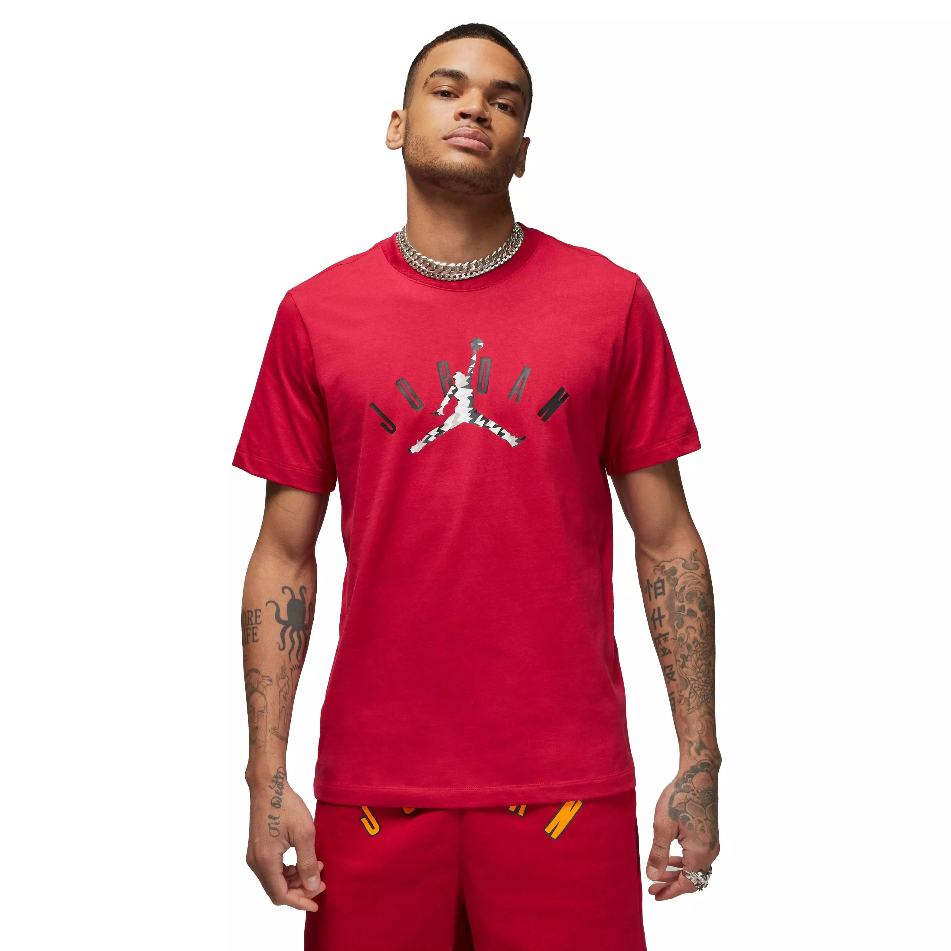 Jordan Men's Flight MVP Tee-Red - RED