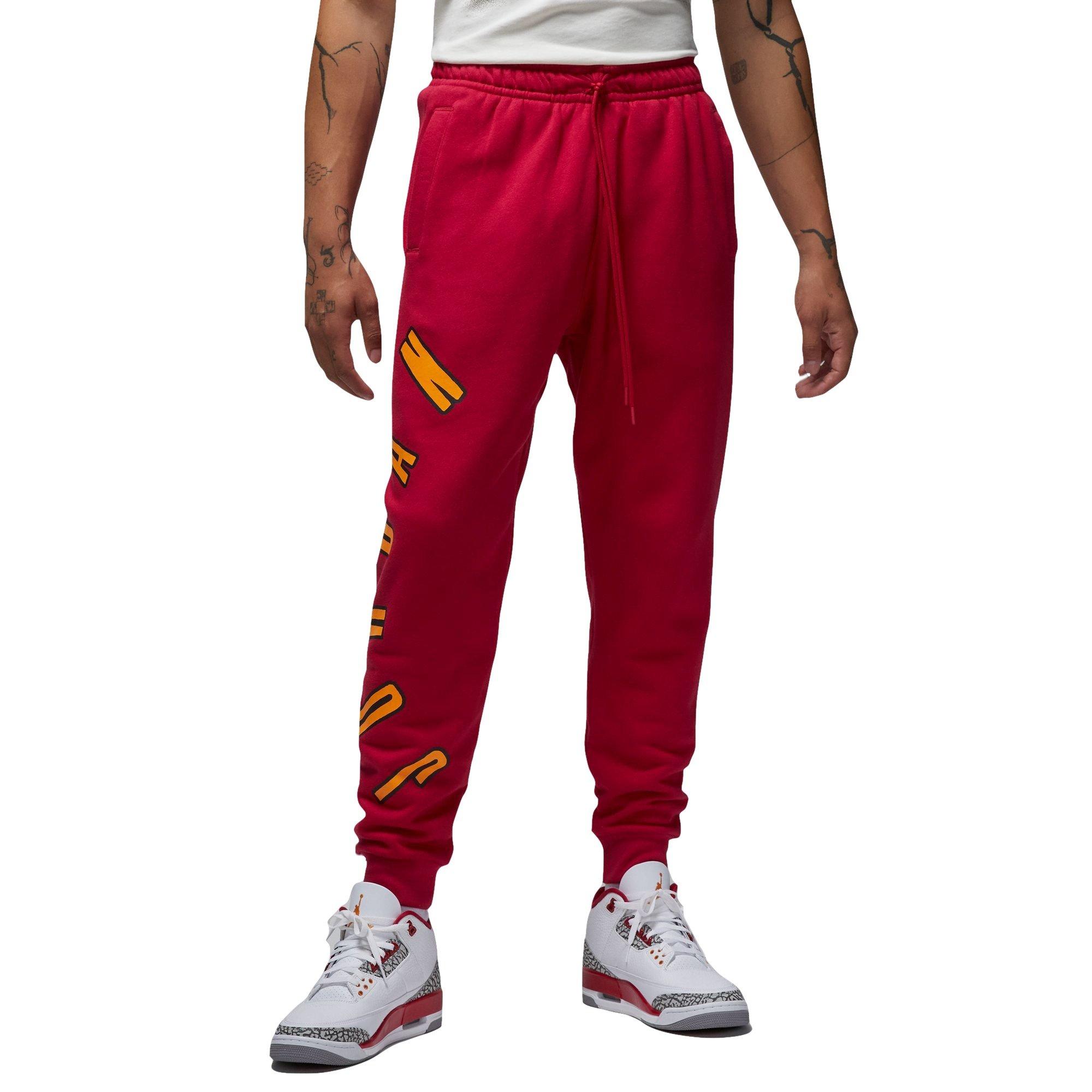jordan joggers red