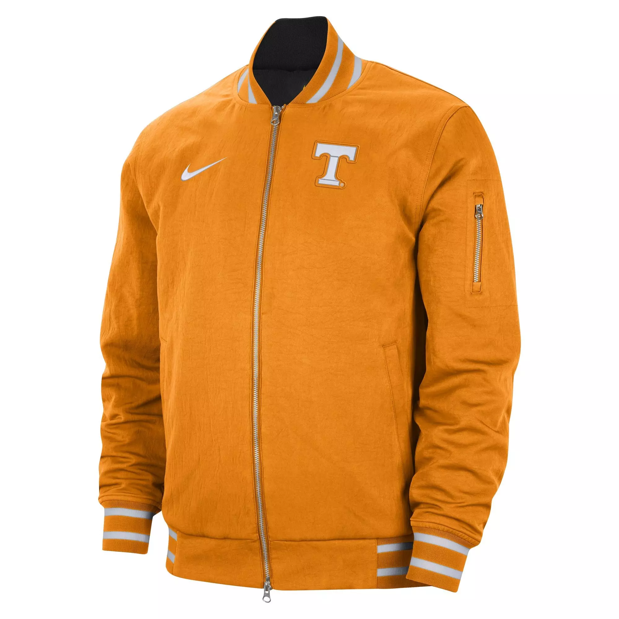 Nike Men's Tennessee Volunteers Full-Zip Bomber Jacket - ORANGE