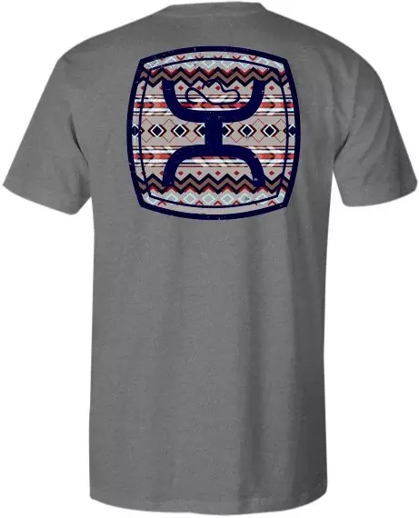 Hooey Men's Zenith Graphic Tee-Grey - GREY