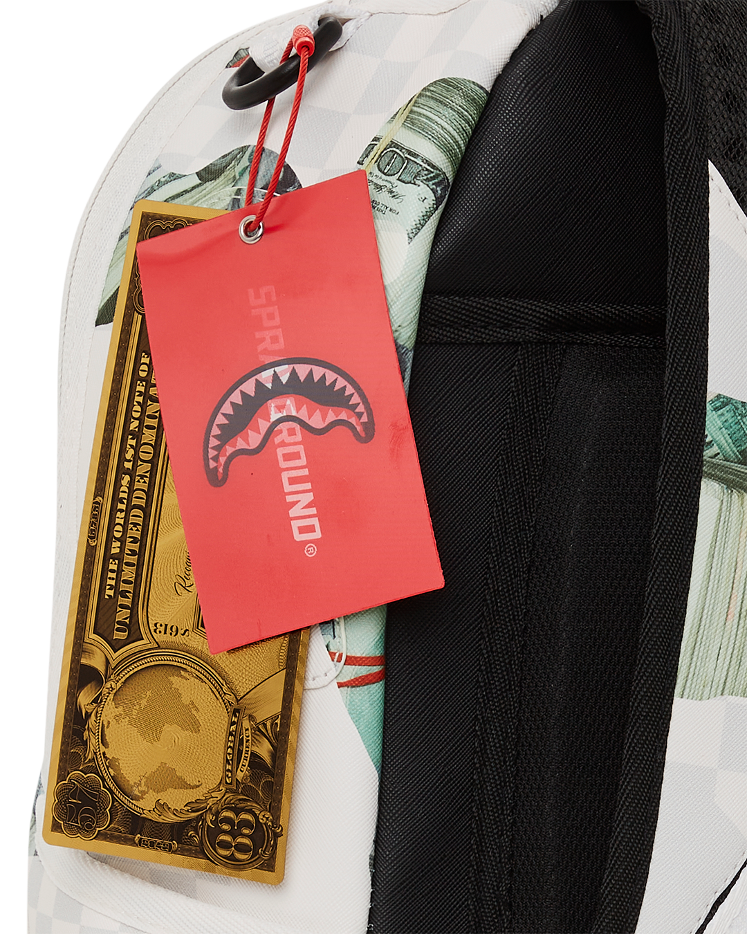 Sprayground Money 3AM White Backpack – Limited Edition - RunNWalk