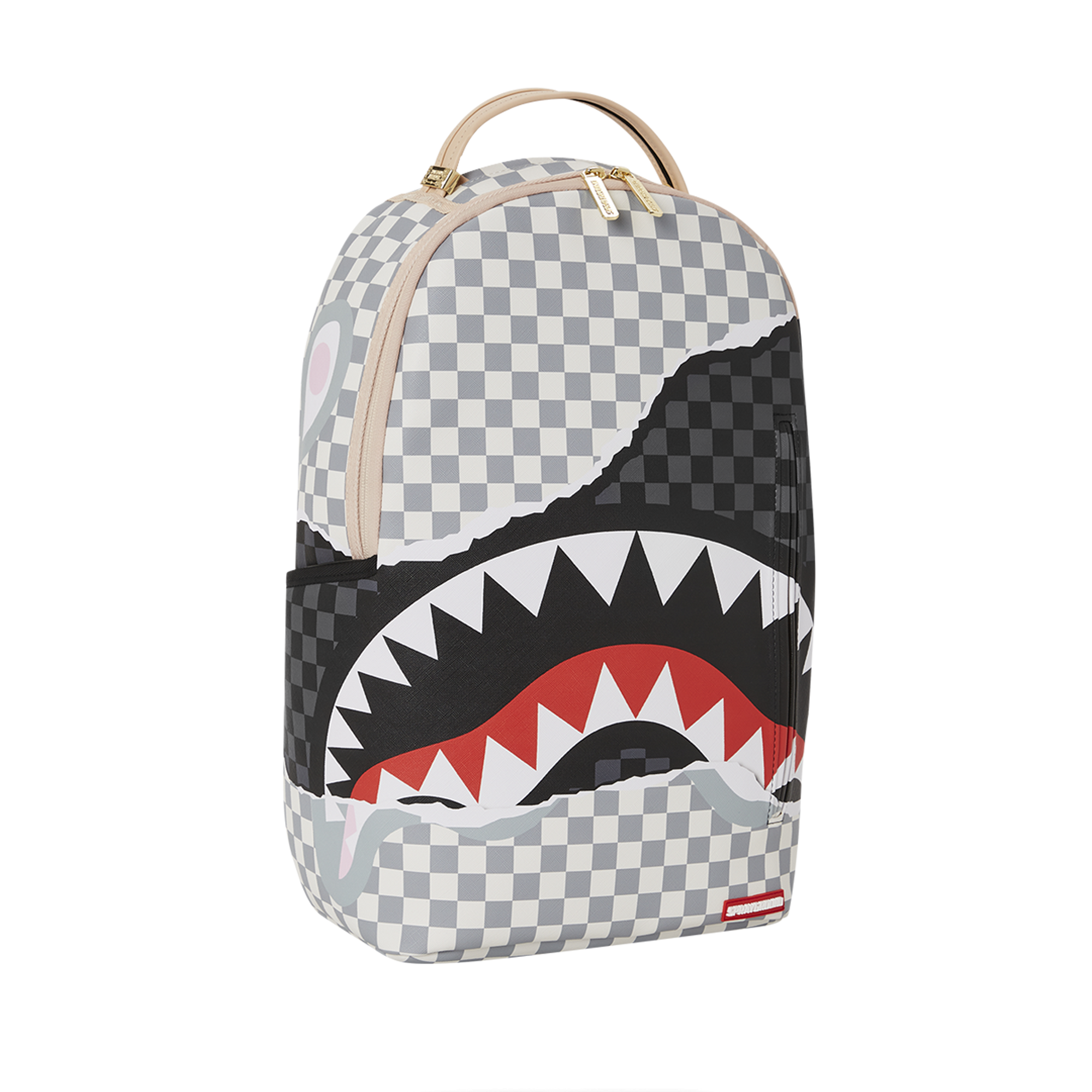 Sprayground Tear It Backpack-Black/White