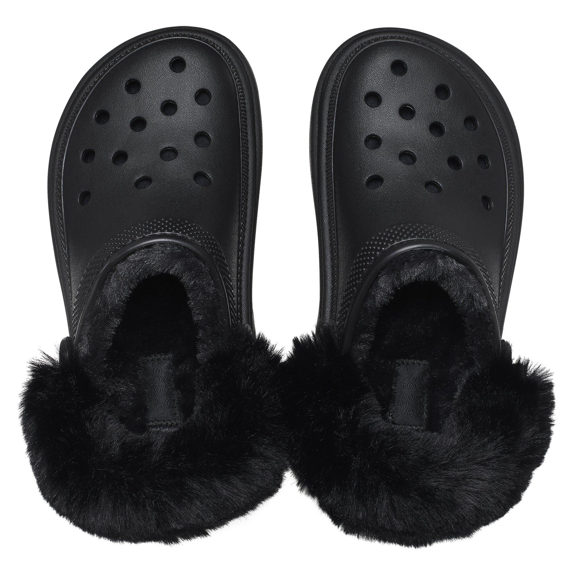 Crocs Stomp Lined "Black" Unisex Clog - BLACK Thumbnail View 5