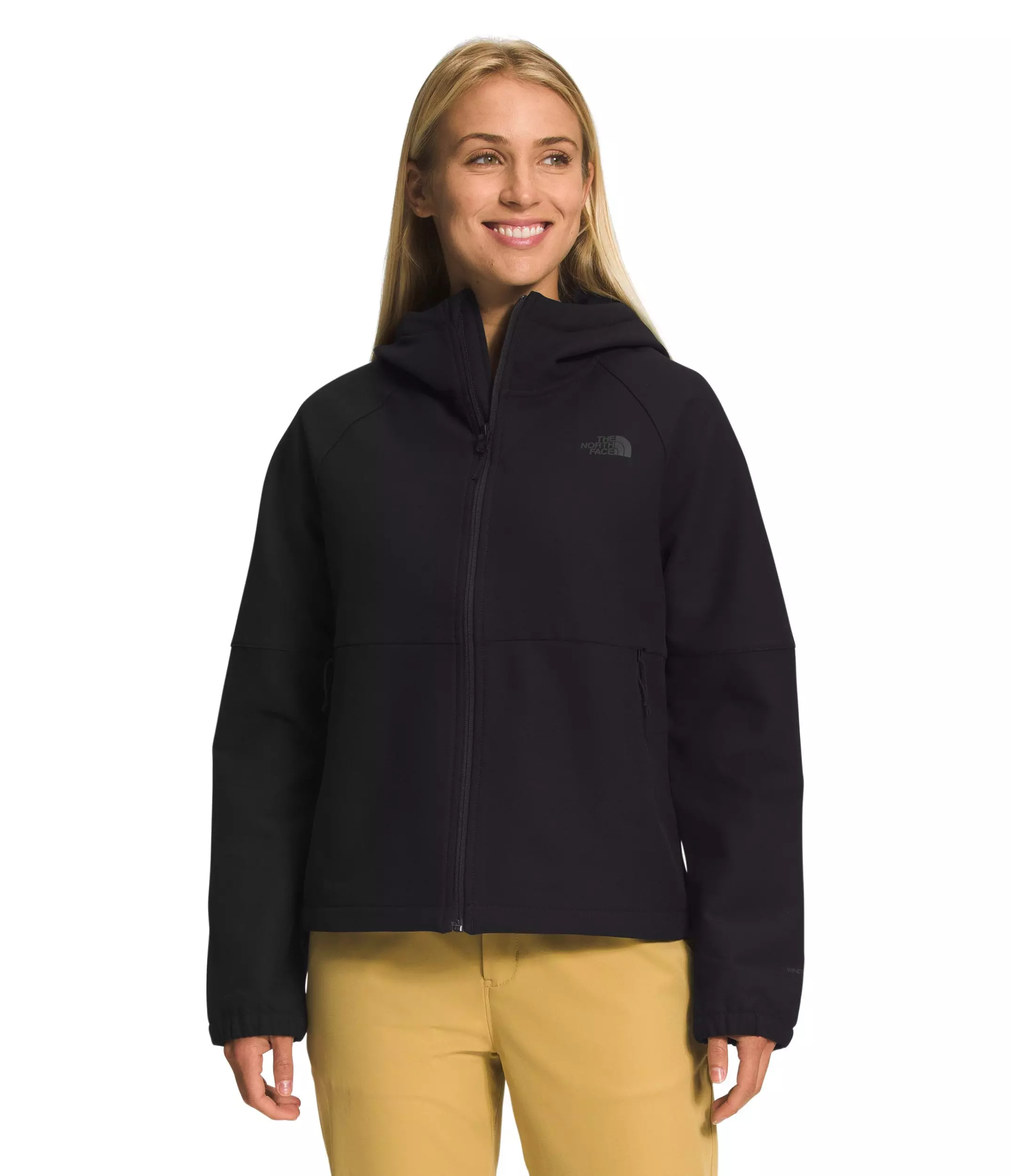 New Women's The North Face Apex Risor Coat Top Windwall Jacket Black