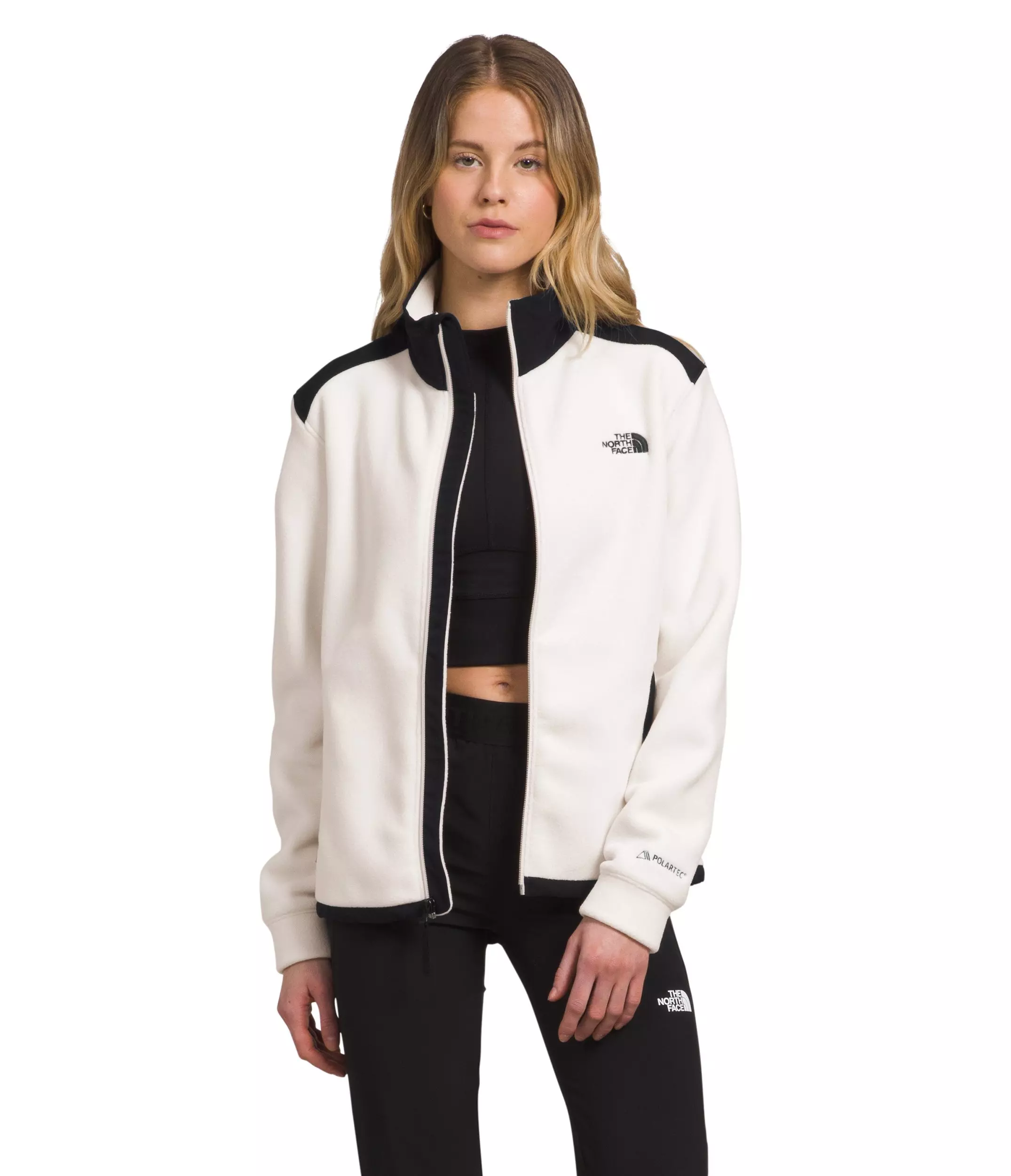 The North Face Women's Alpine Polartec 200 Full-Zip Jacket-White - WHITE