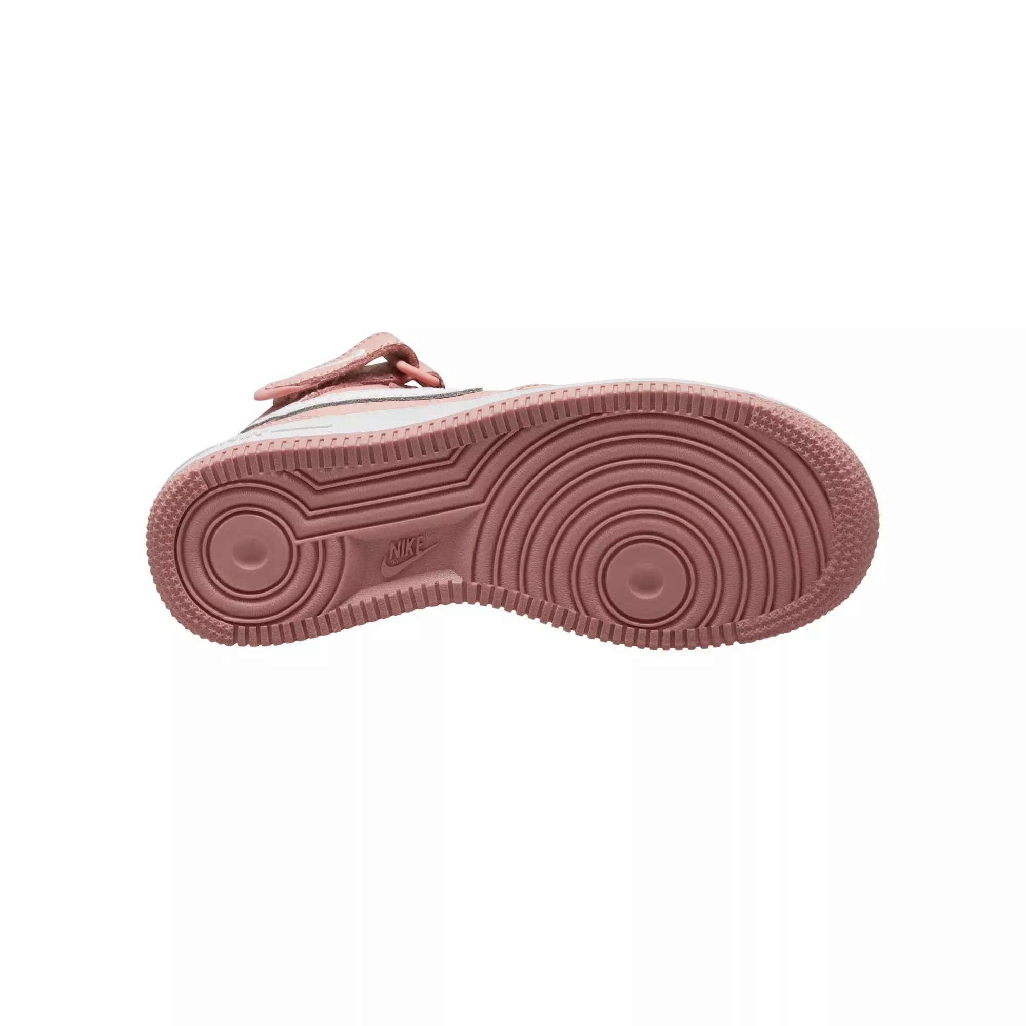 Nike Air Force 1 Mid LE "Red Stardust/White" Grade School Girls' Shoe - PINK/WHITE