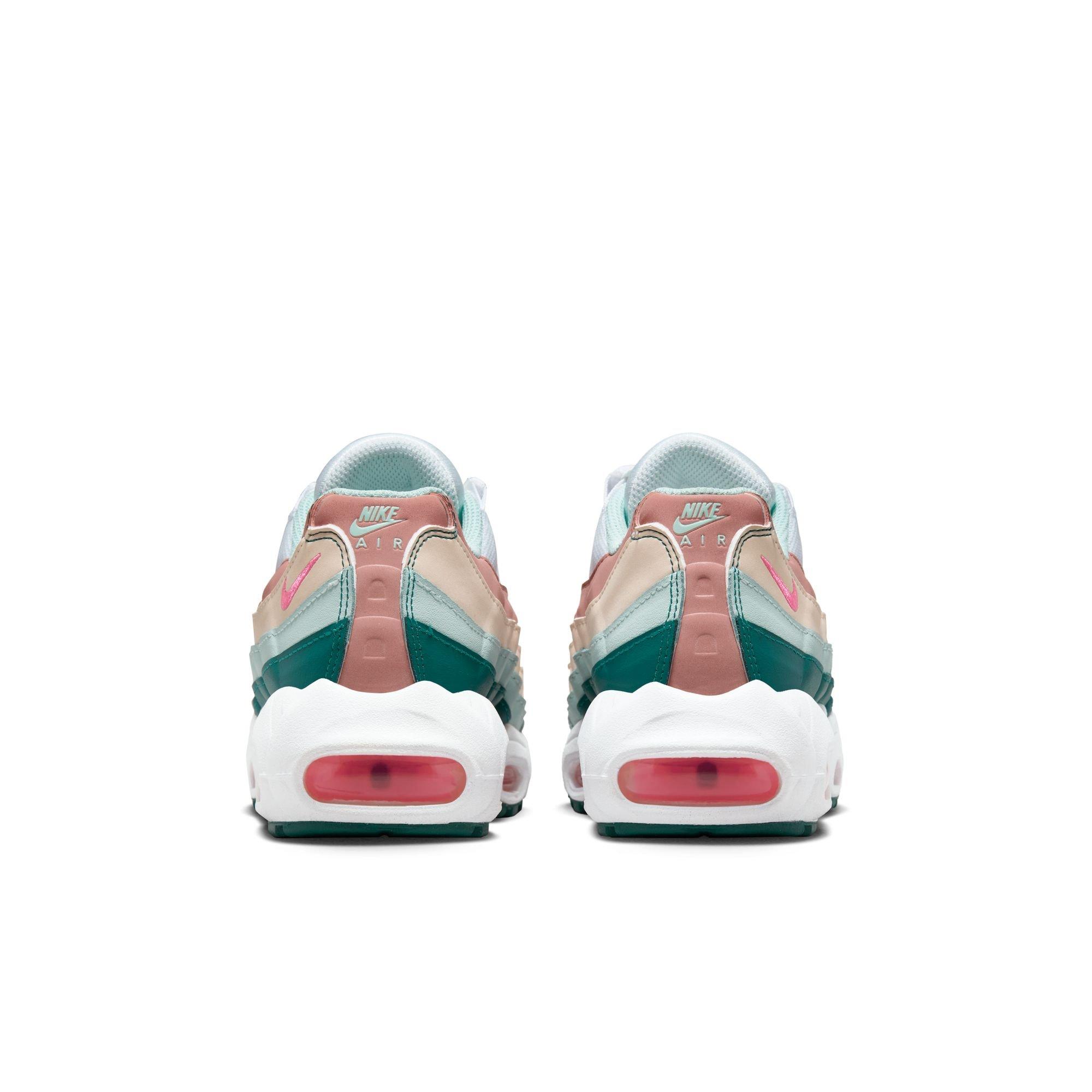 Nike Air Max 95 Recraft Grade School Girls' White/Pink Spell/Geode Teal/Jade Ice Shoe