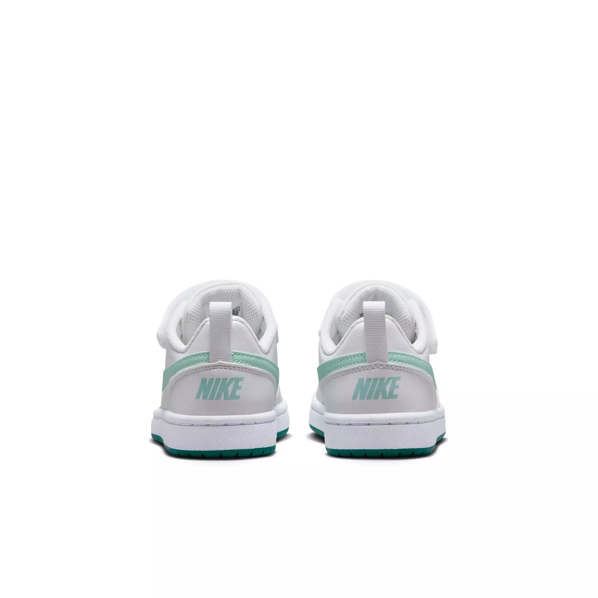 Nike Court Borough Low Recraft "White/Teal" Preschool Girls' Shoe - WHITE/TEAL
