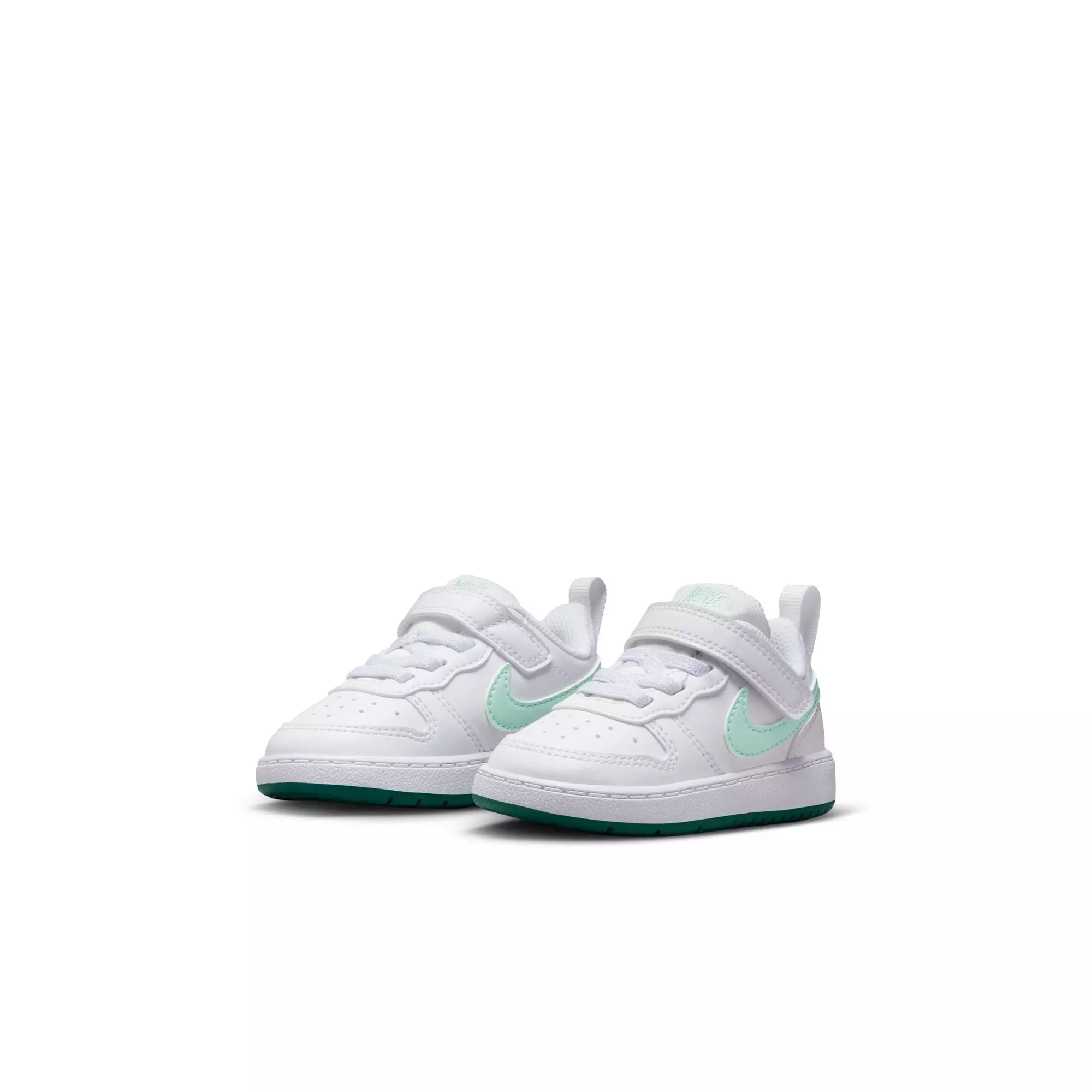 Nike Court Borough Low "White/Teal" Toddler Girls' Shoe - WHITE/TEAL