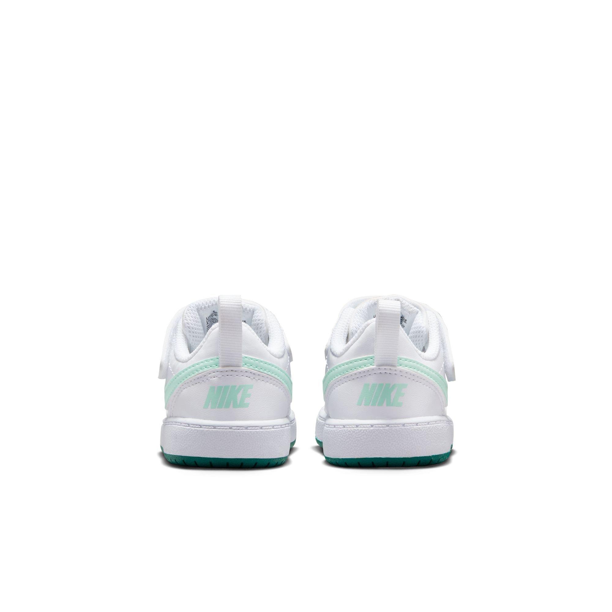 Nike Court Borough Low Toddler Girls' "White/Teal" Shoe