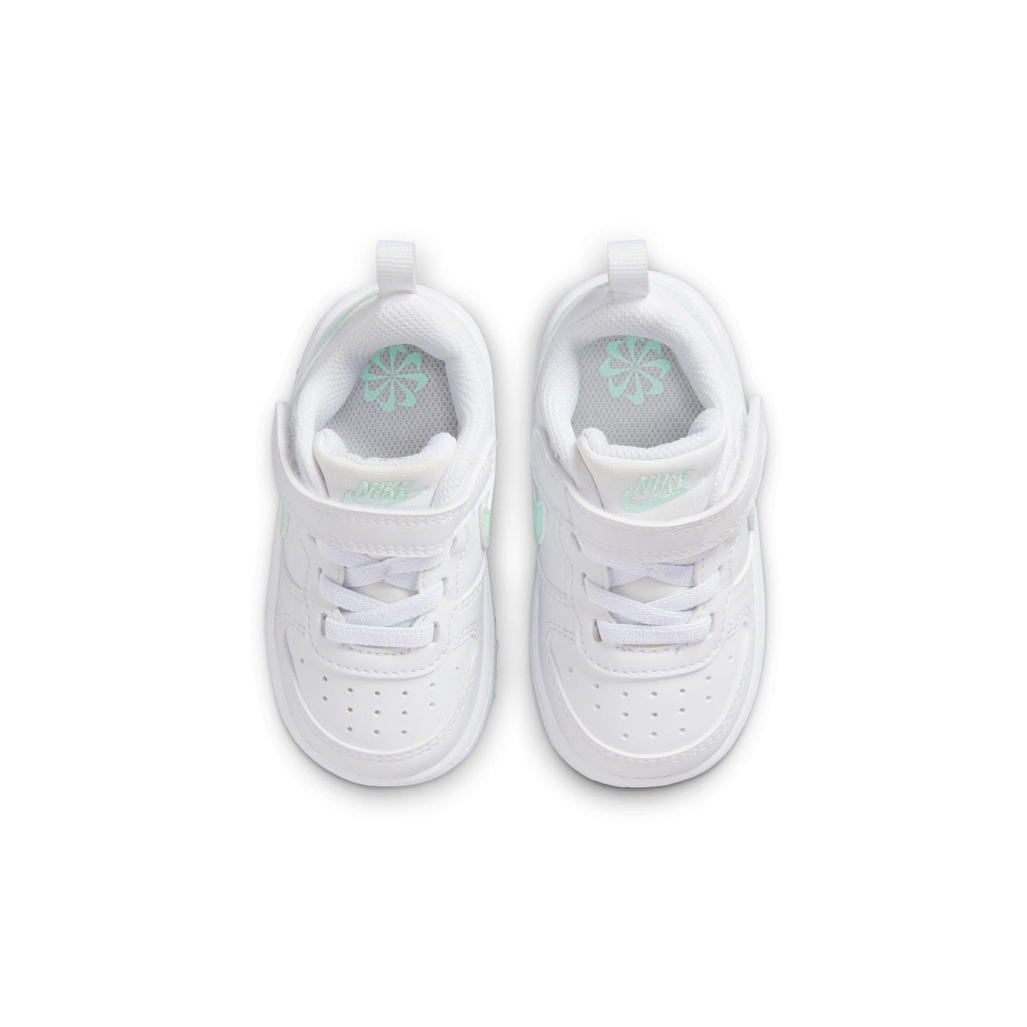 Nike Court Borough Low Toddler Girls' "White/Teal" Shoe
