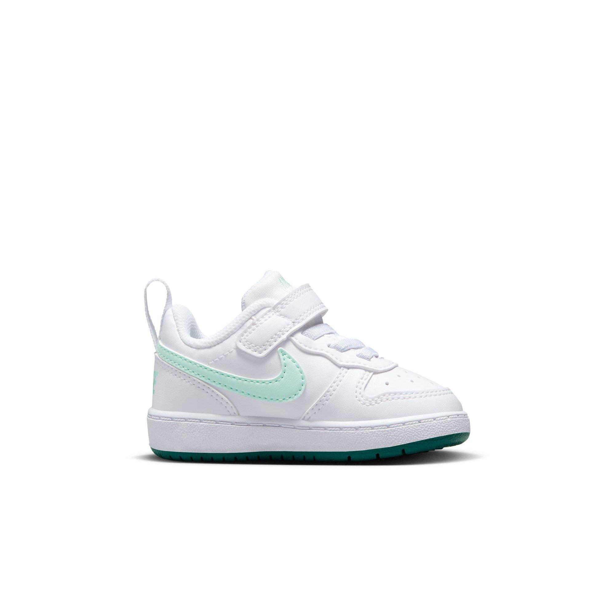 Nike Court Borough Low Toddler Girls' "White/Teal" Shoe