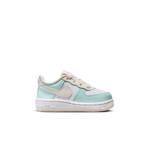 Nike Air Force 1 LV8 White/Safety Orange/Washed Teal Grade School Boys'  Shoe - Hibbett