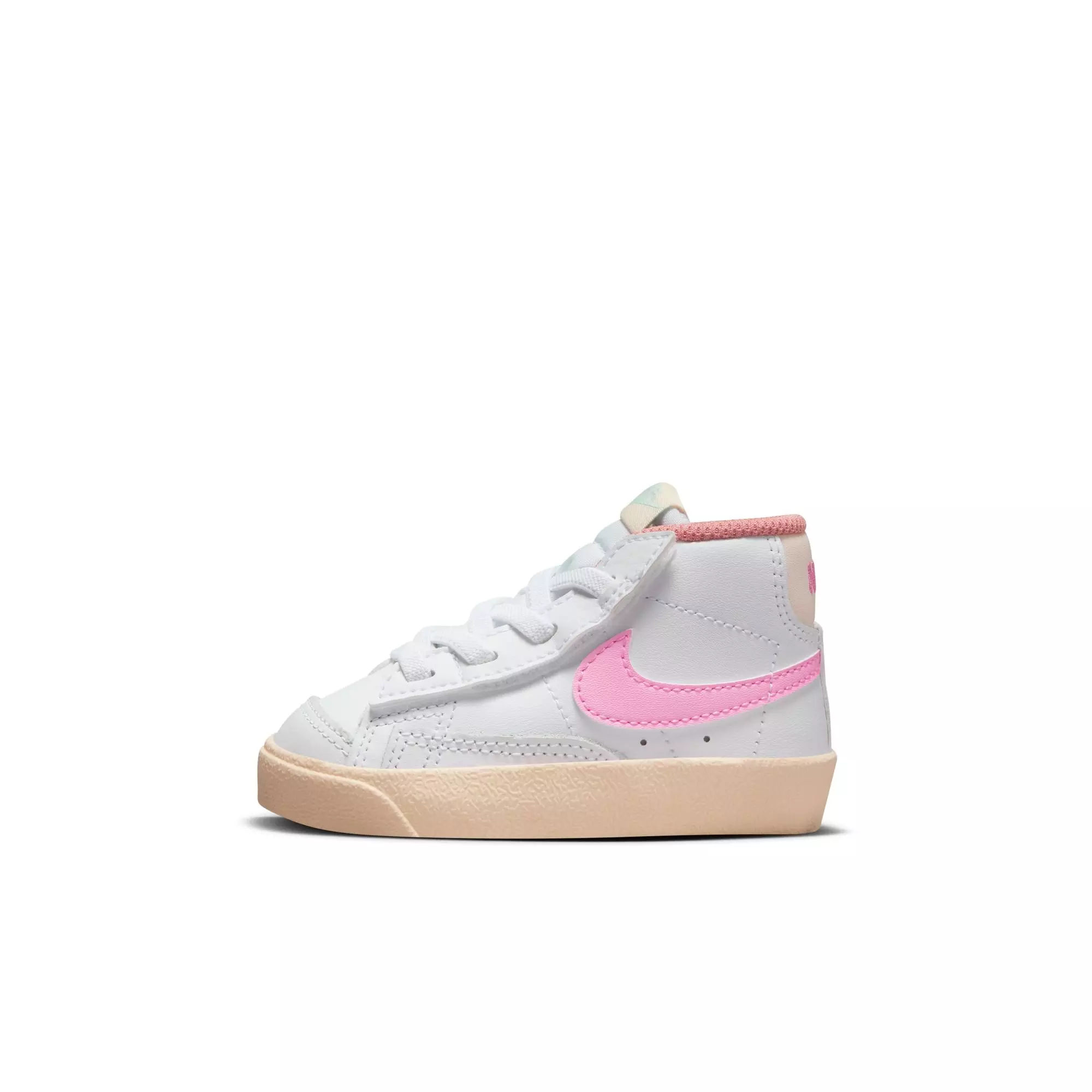 Nike Blazer Mid '77 "White/Pink Spell/Guava Ice/Jade Ice" Toddler Girls' Shoe - WHITE/PINK