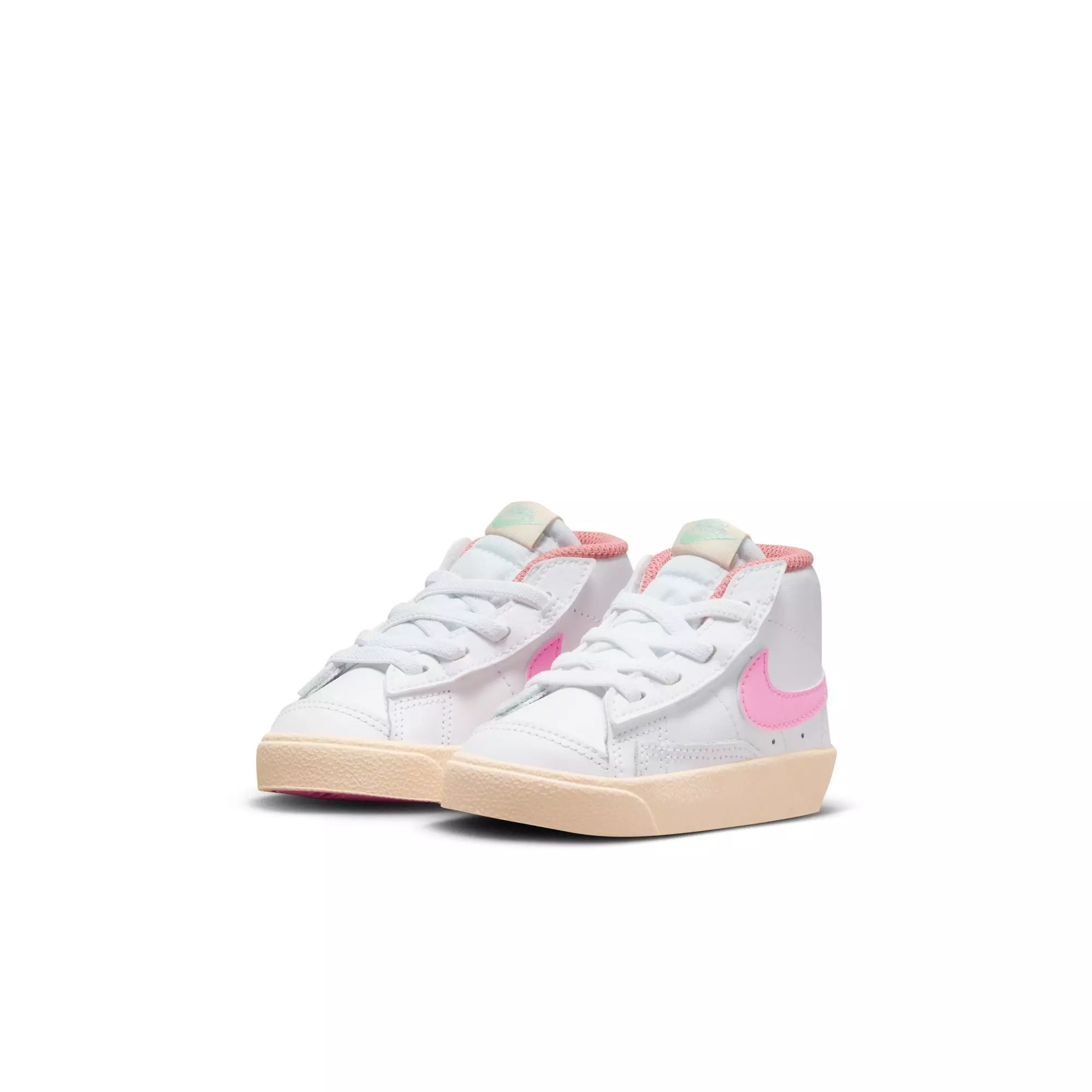 Nike Blazer Mid '77 "White/Pink Spell/Guava Ice/Jade Ice" Toddler Girls' Shoe - WHITE/PINK