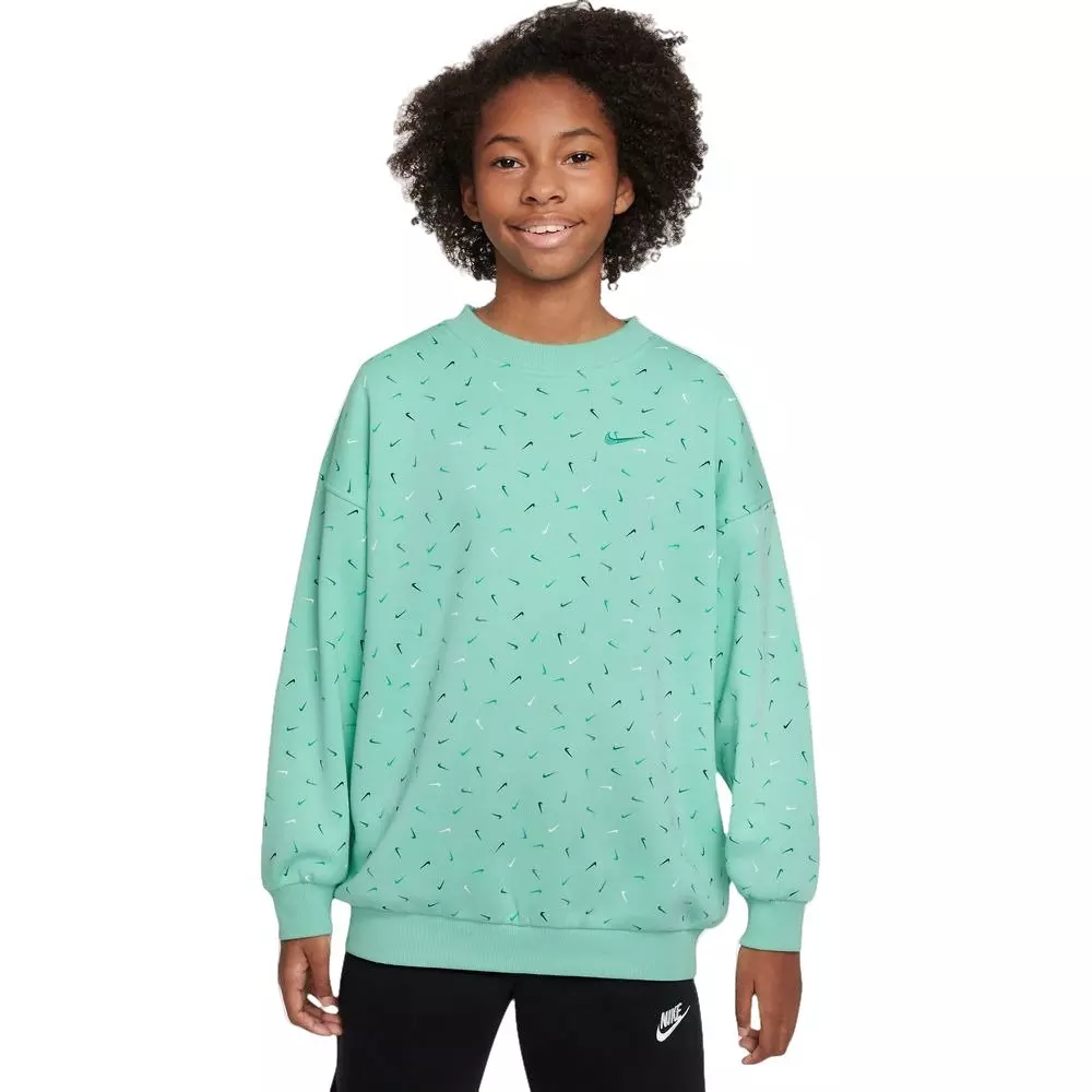 Nike Girls' Sportswear Club Fleece Oversized Sweatshirt