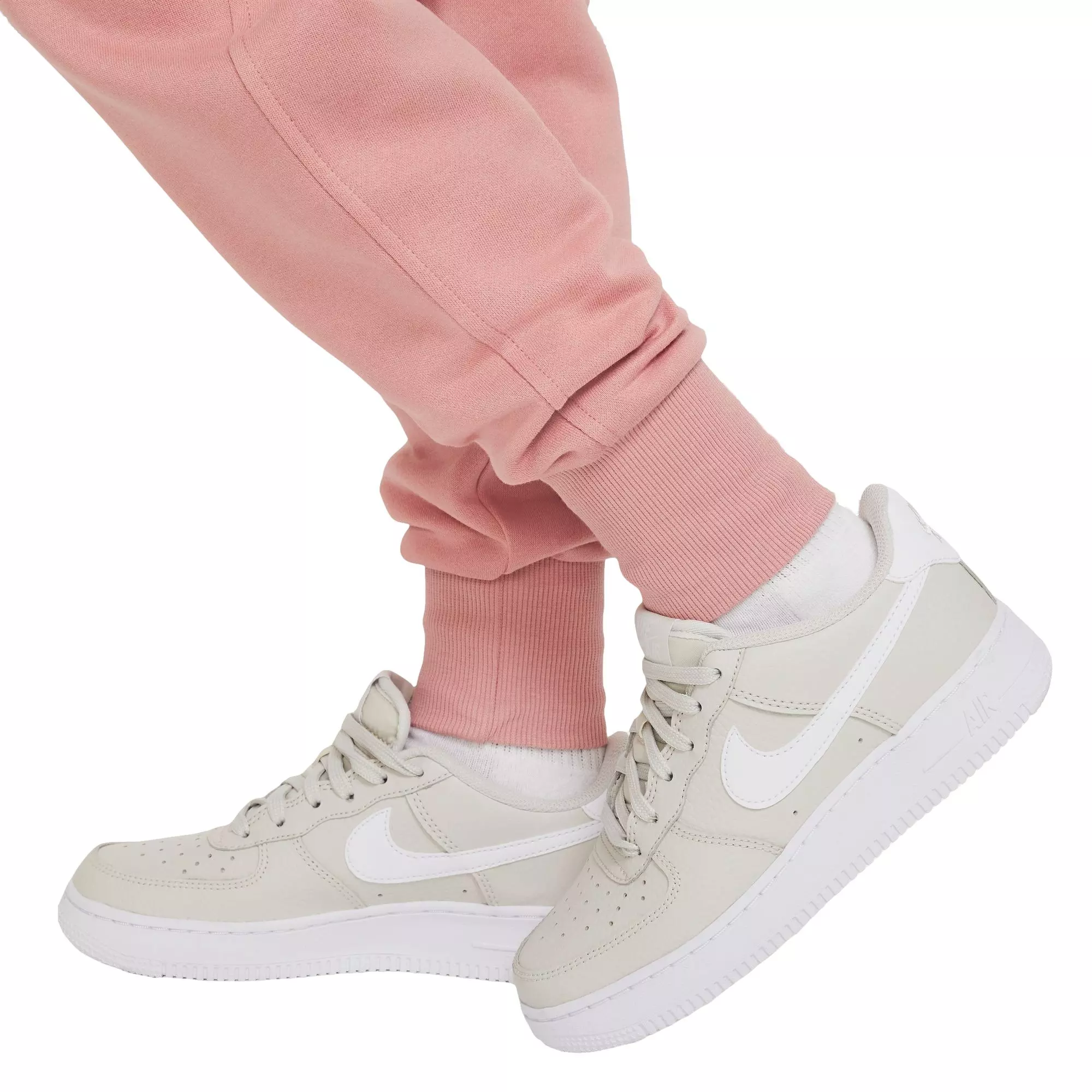 Nike Big Girls' Sportswear Club Fleece High-Rise Pants - LT PINK