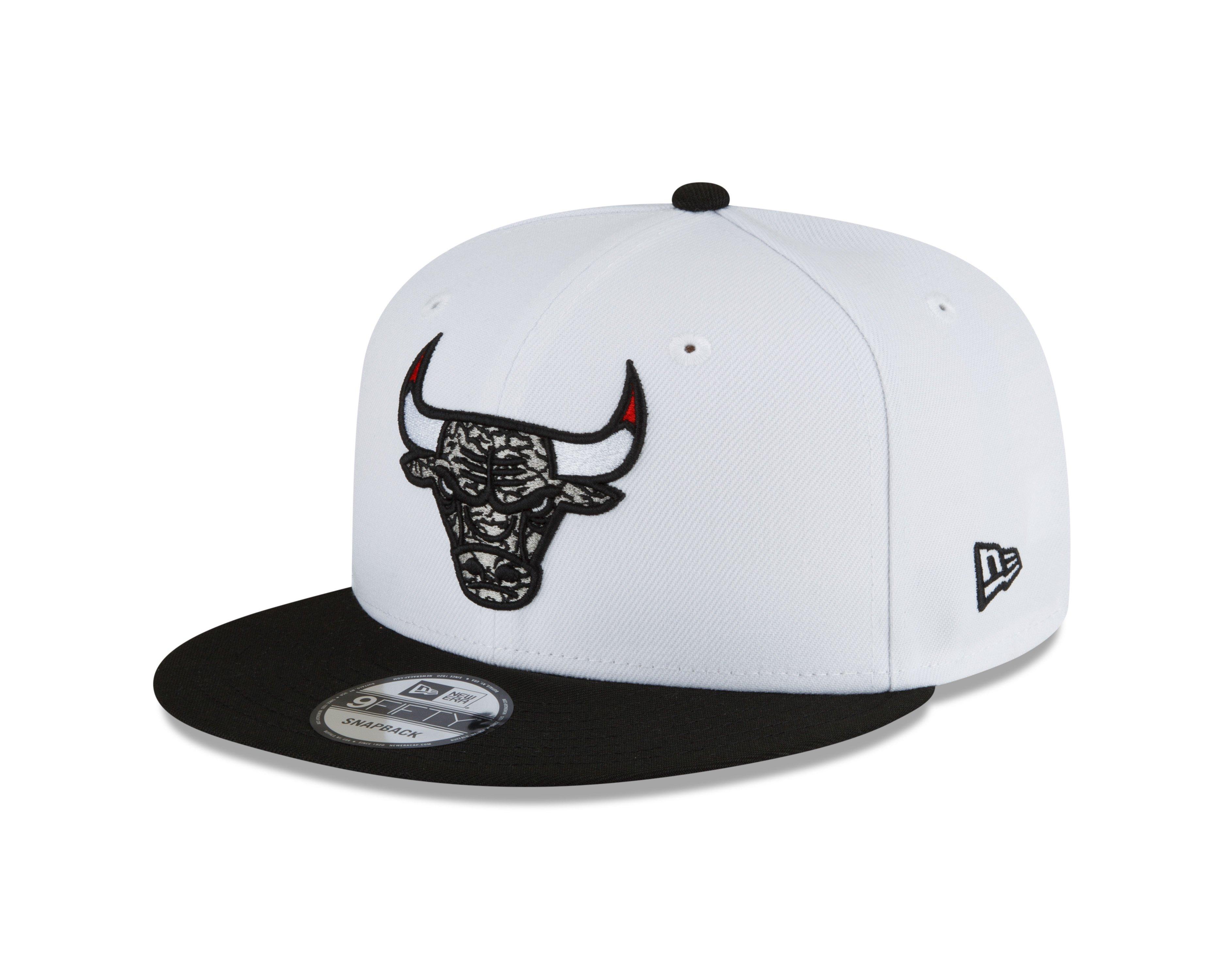  Mitchell & Ness Chicago Bulls Cool Grey Print Snapback Hat Cap  - 3 Retro Cool Grey : Sports & Outdoors