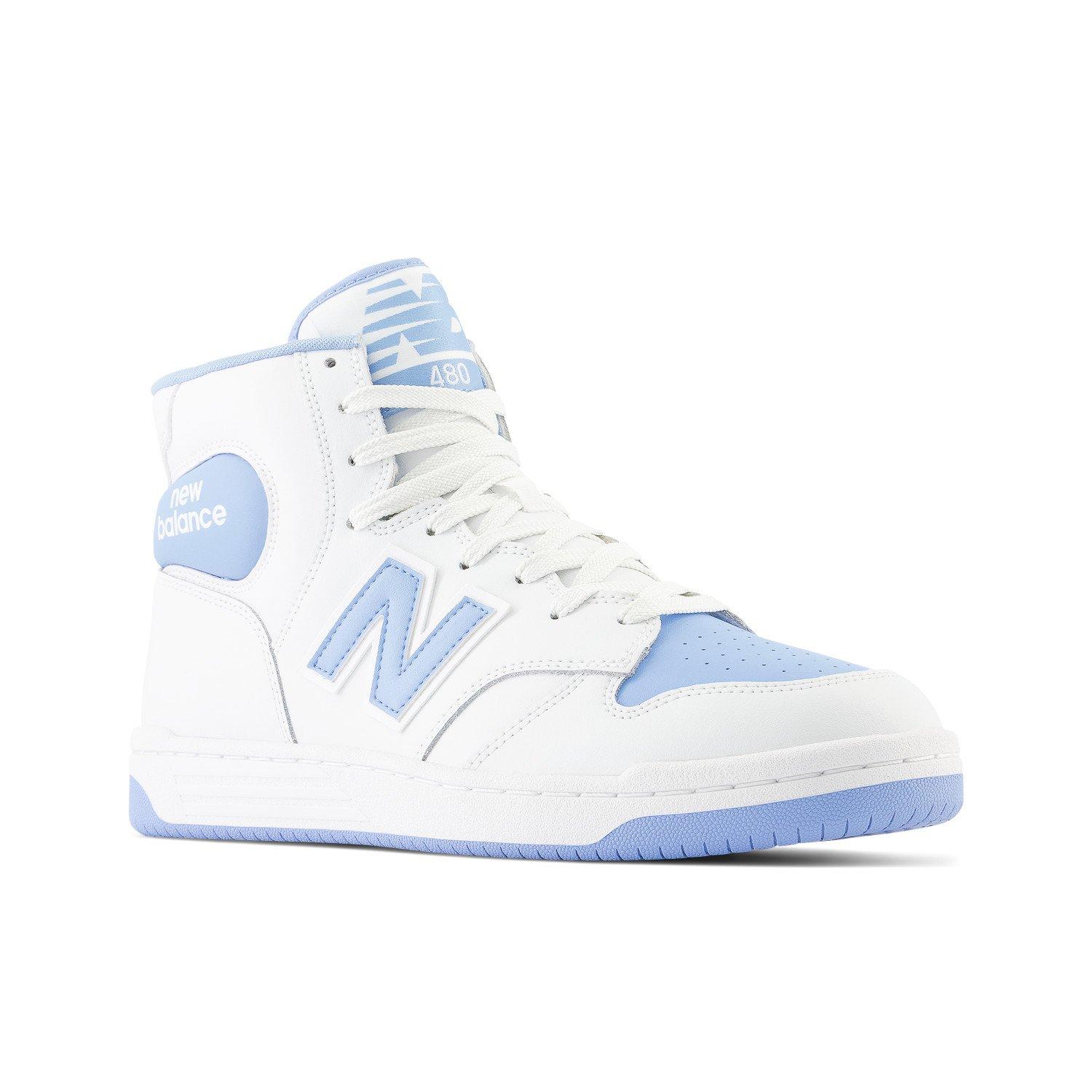 New Balance BB480 Men's White/Blue Shoe