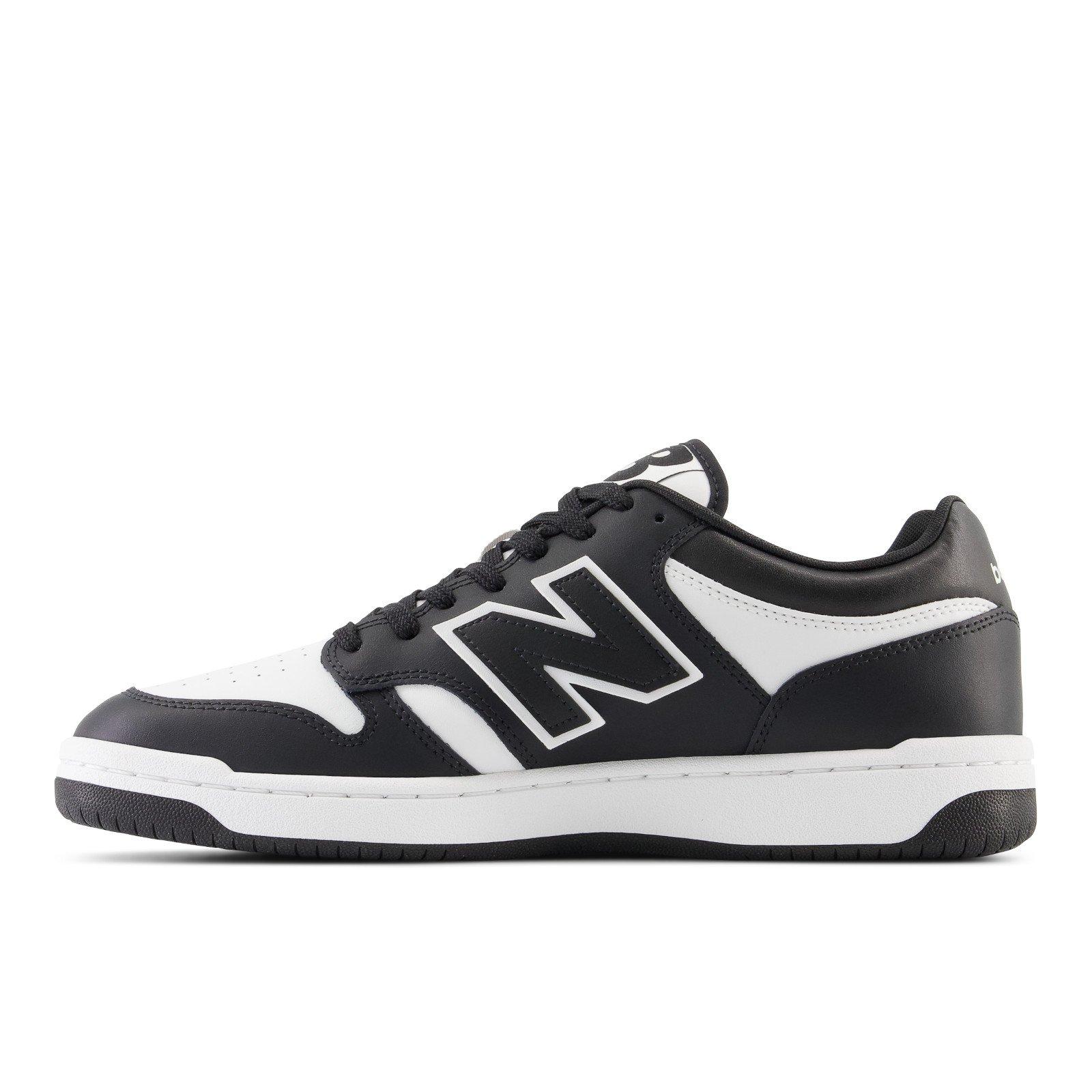 New Balance BB480 Unisex Black/White Shoe