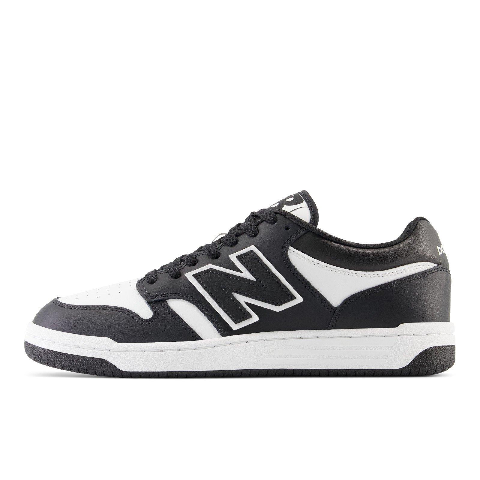 New Balance BB480 Unisex Black/White Shoe