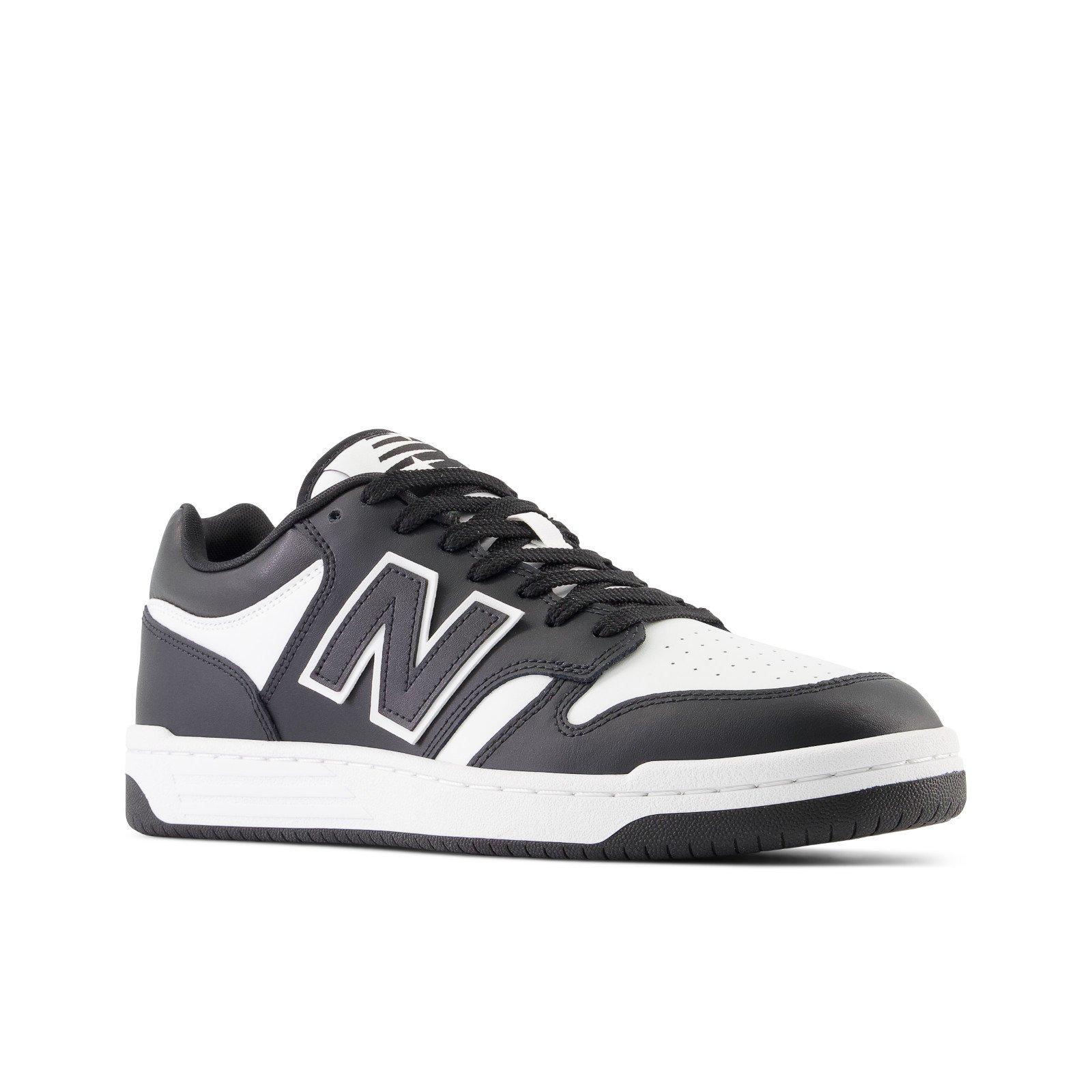 New Balance BB480 Unisex Black/White Shoe