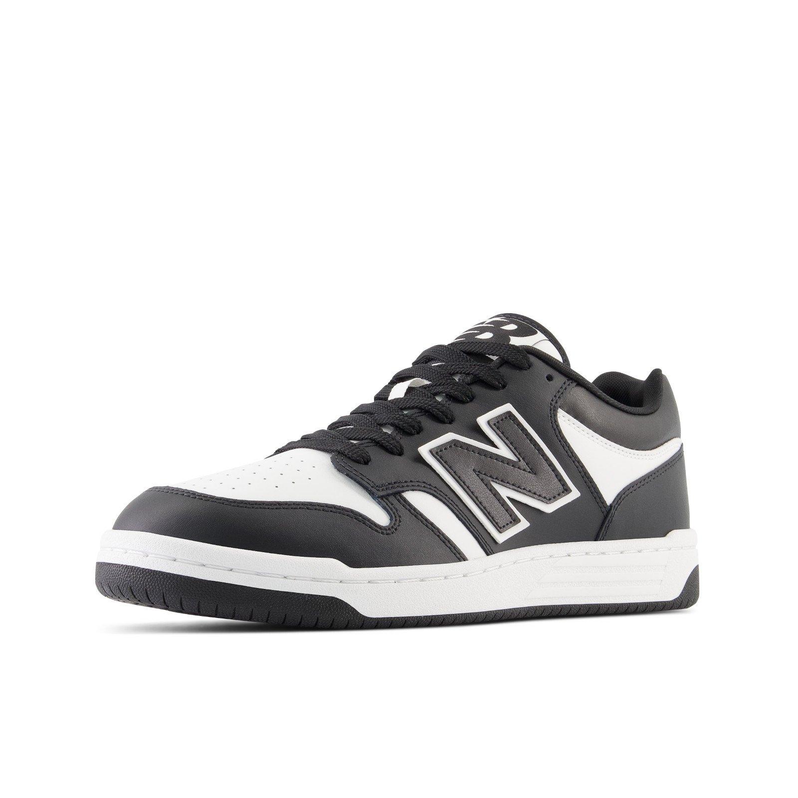 New Balance BB480 Unisex Black/White Shoe