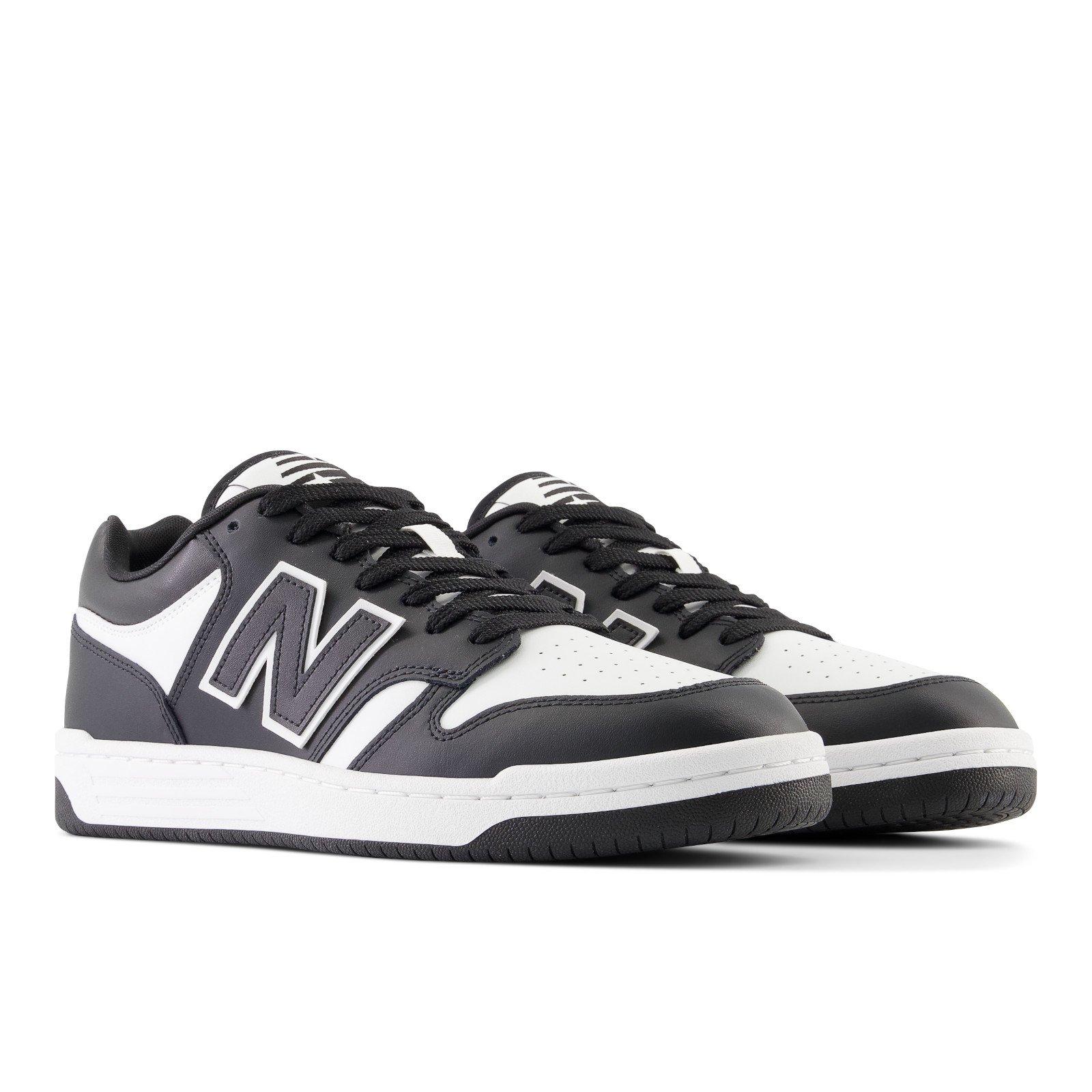 New Balance BB480 Unisex Black/White Shoe