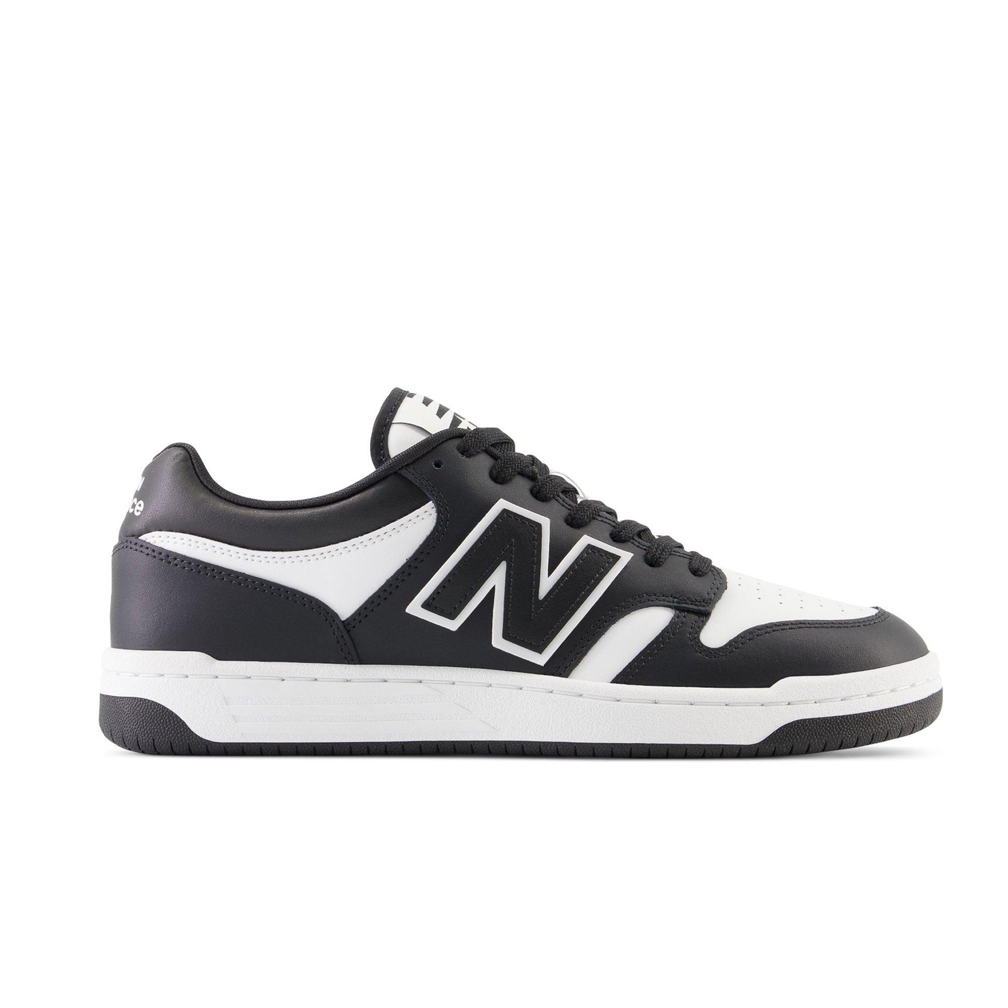 White and black hot sale new balance shoes