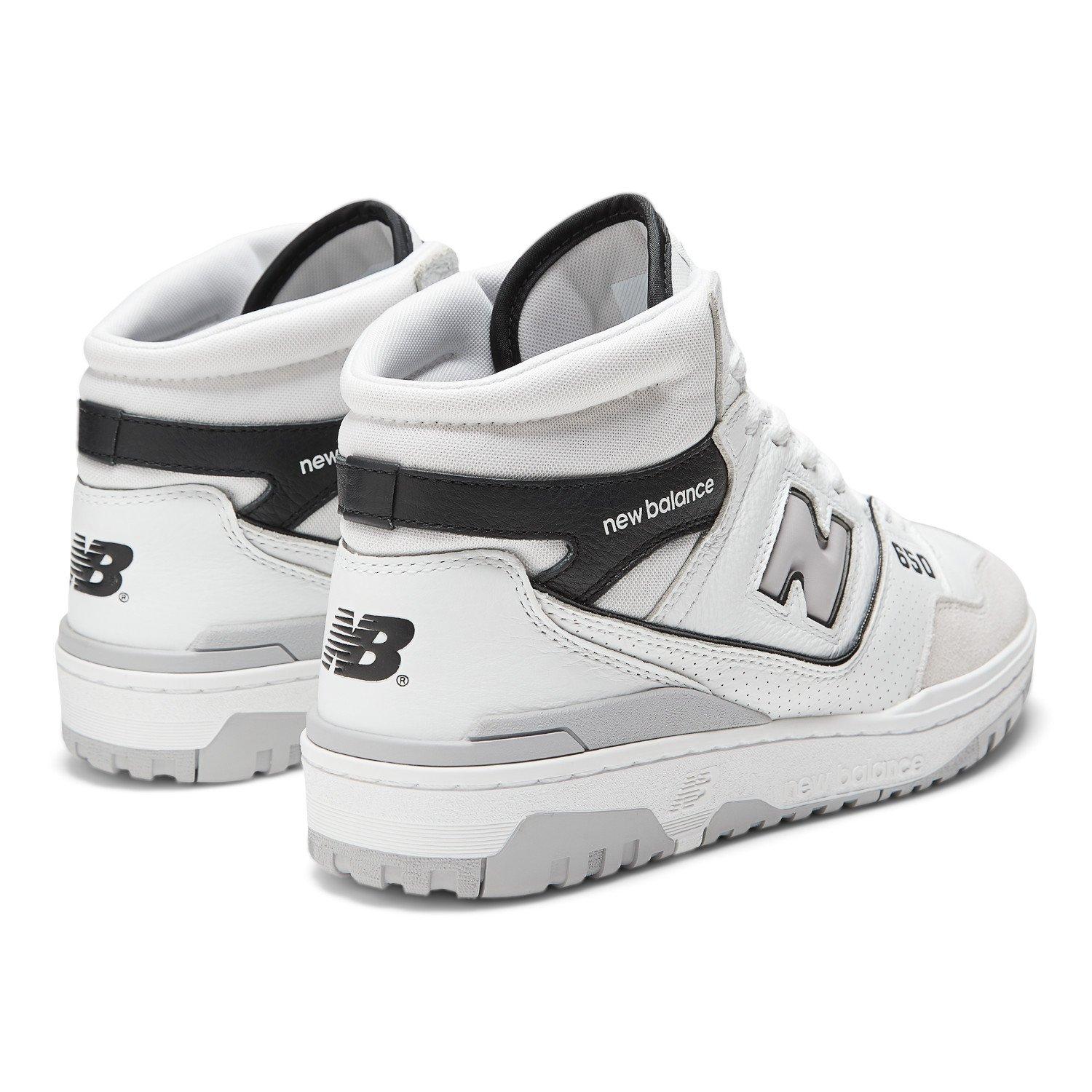 New Balance 650 White Black Unisex Shoe Hibbett