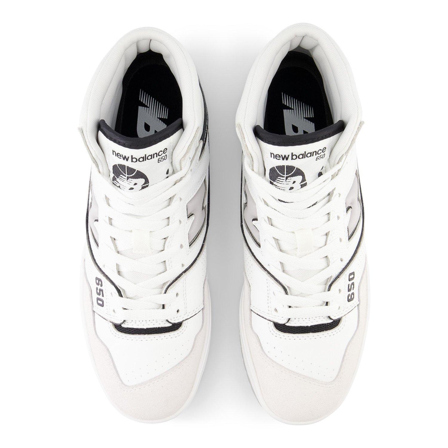 New Balance 650 Unisex White/Black Shoe