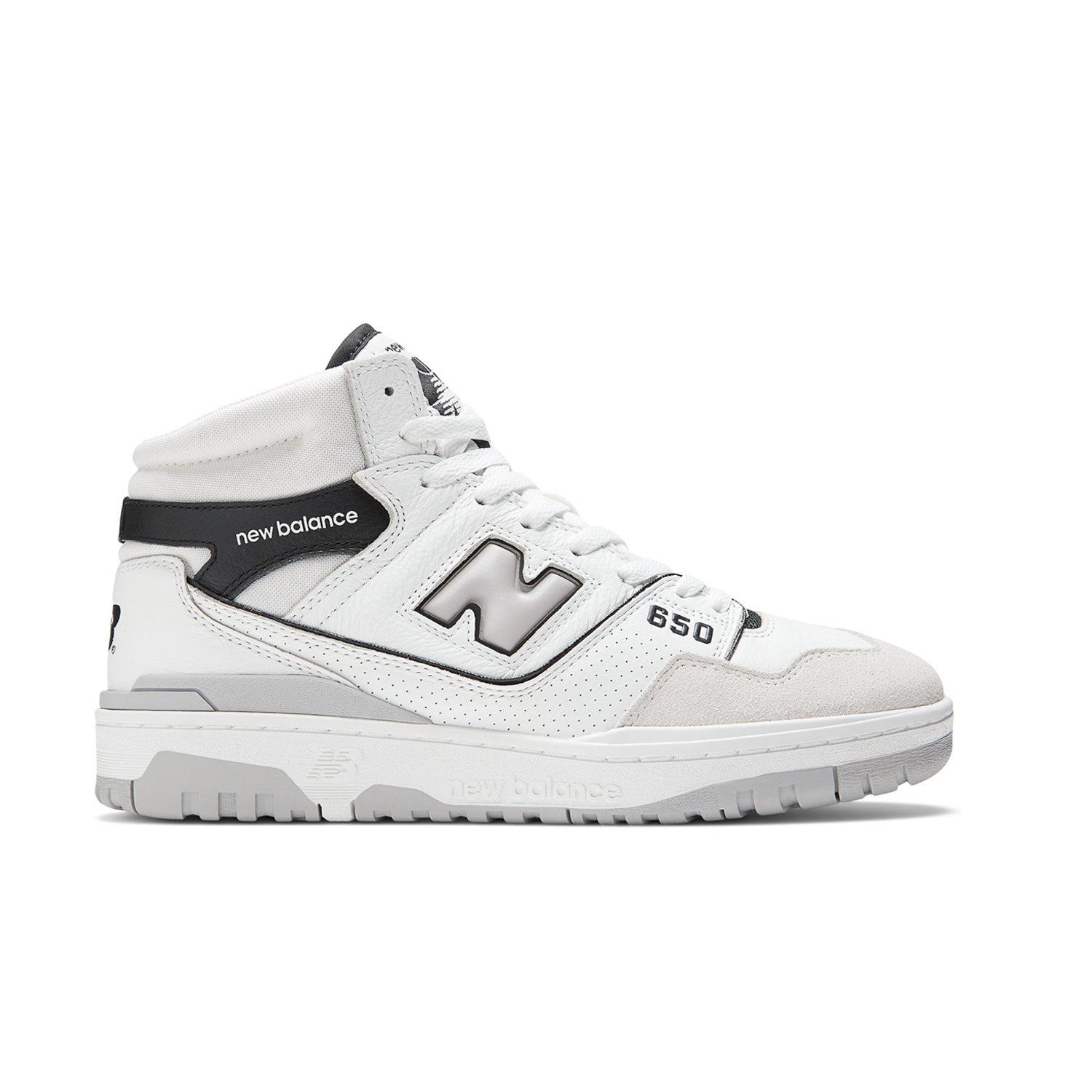 New Balance 650 "White/Black" Unisex Shoe - WHITE/BLACK