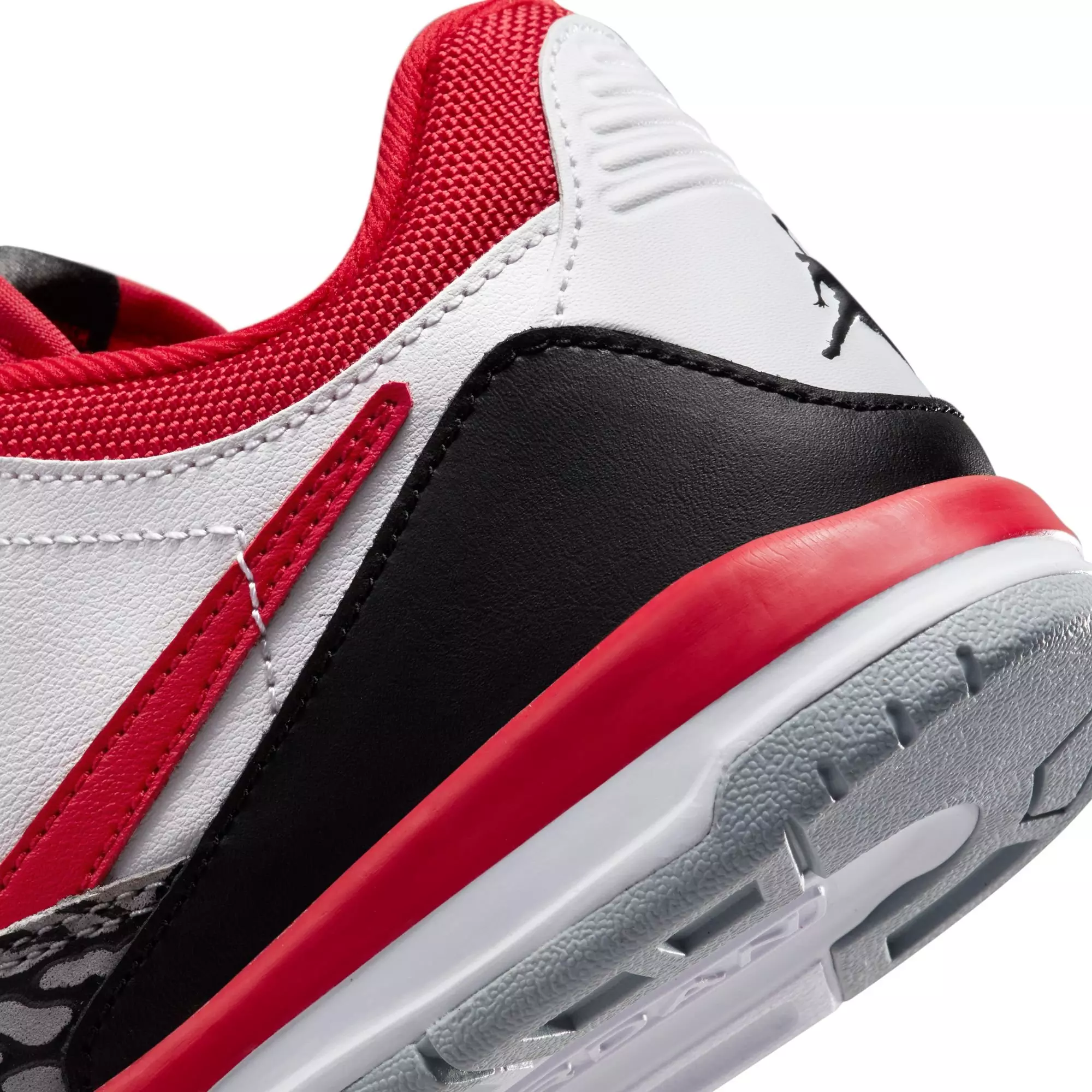 Jordan Legacy 312 Low "White/Fire Red/Black/Wolf Grey" Preschool Boys' Shoe - WHITE/RED/BLACK