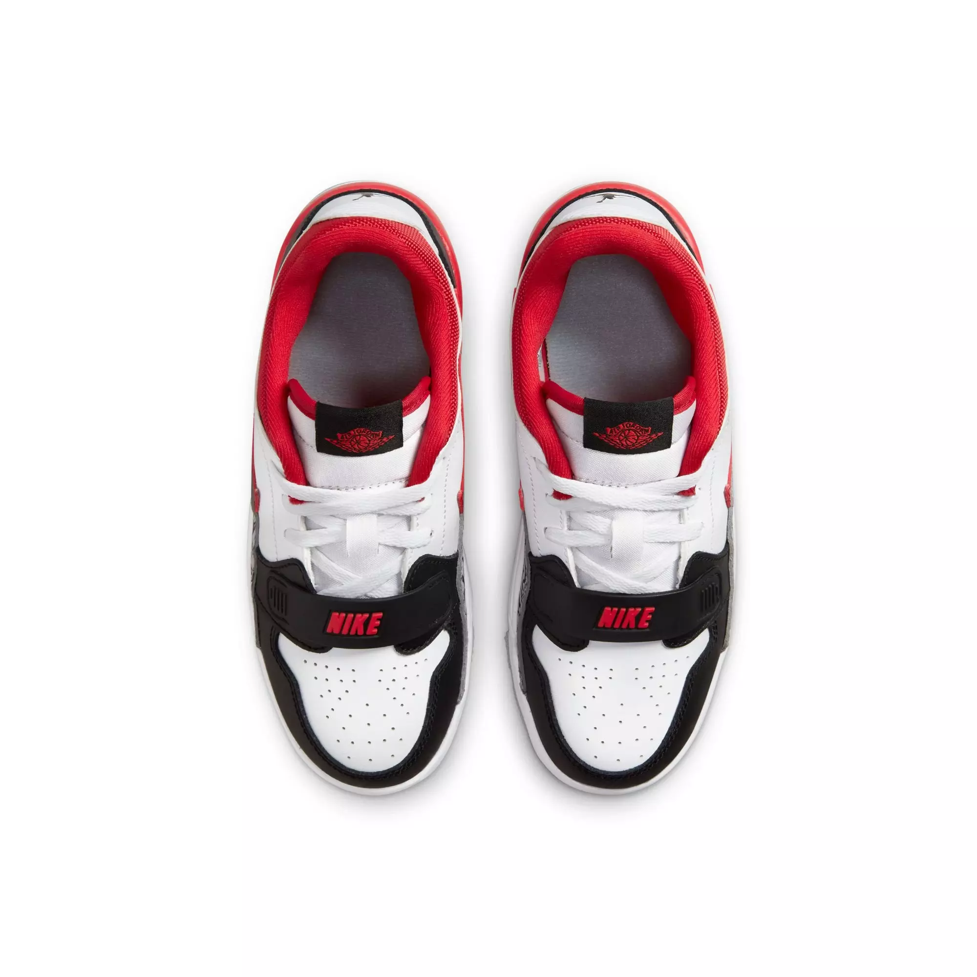 Jordan Legacy 312 Low "White/Fire Red/Black/Wolf Grey" Preschool Boys' Shoe - WHITE/RED/BLACK