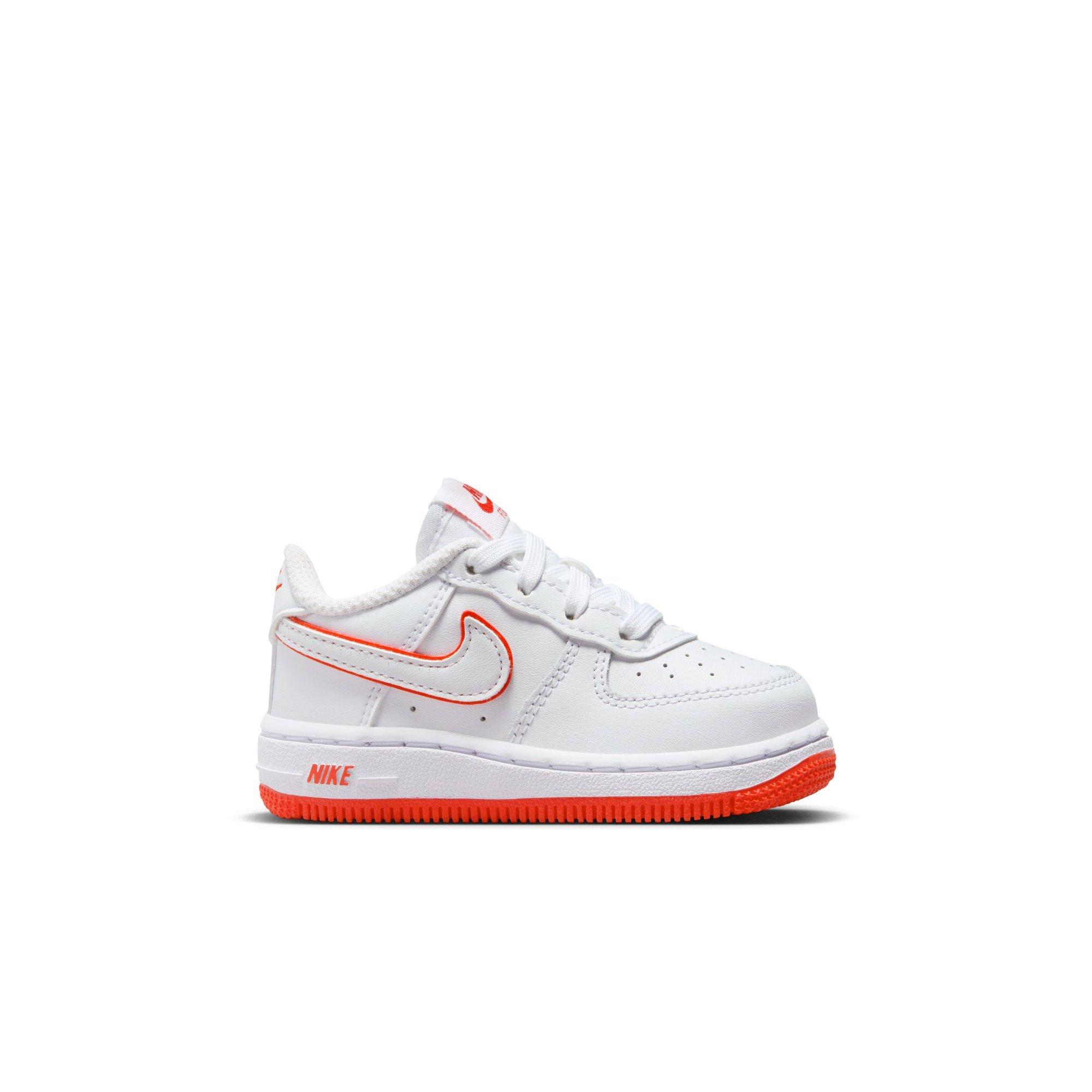 Nike Air Force 1 Low "White/Picante Red" Toddler Boys' Shoe Hibbett