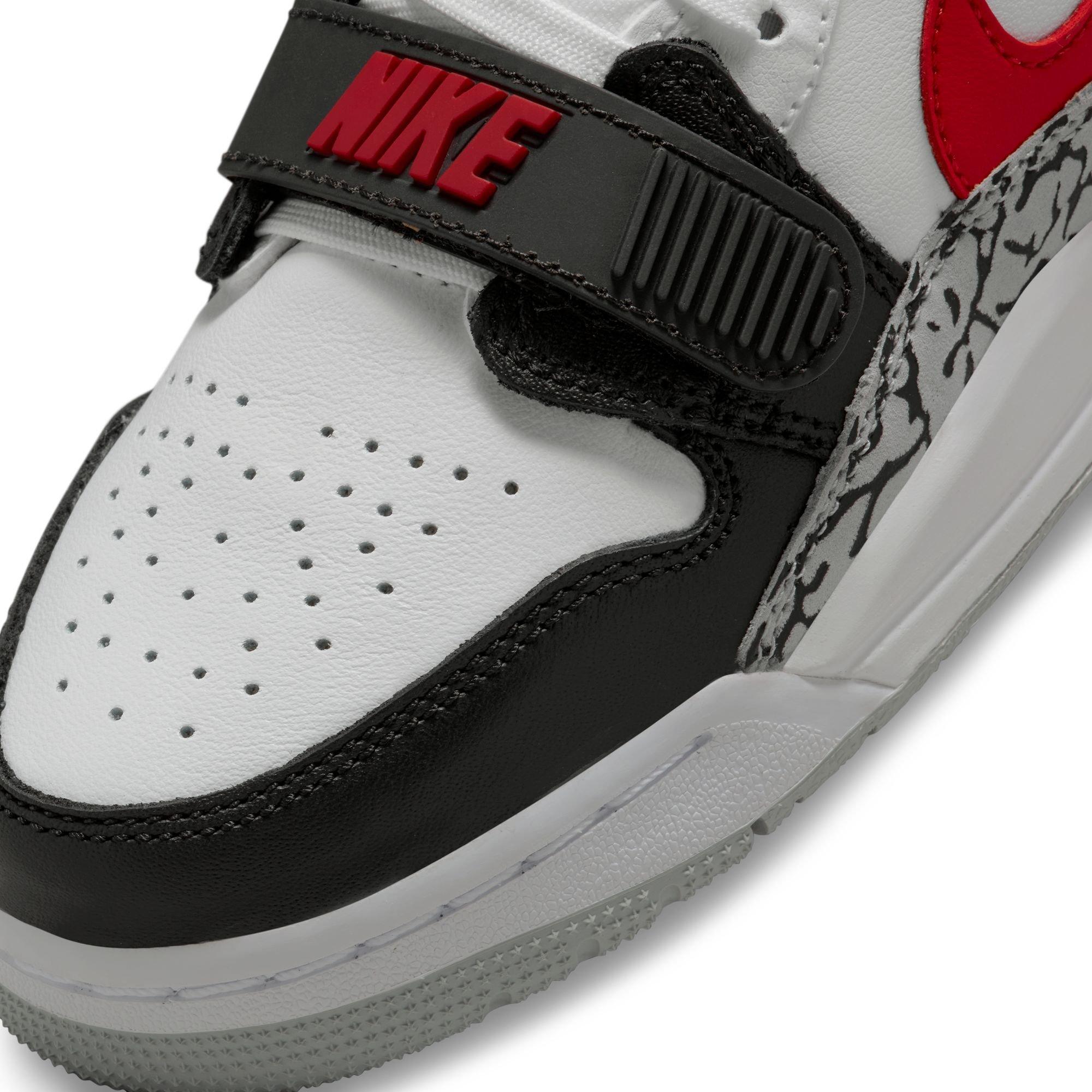 Jordan Legacy 312 Low "White/Fire Red/Black/Wolf Grey" Men's Shoe - WHITE/RED/BLACK Thumbnail View 3