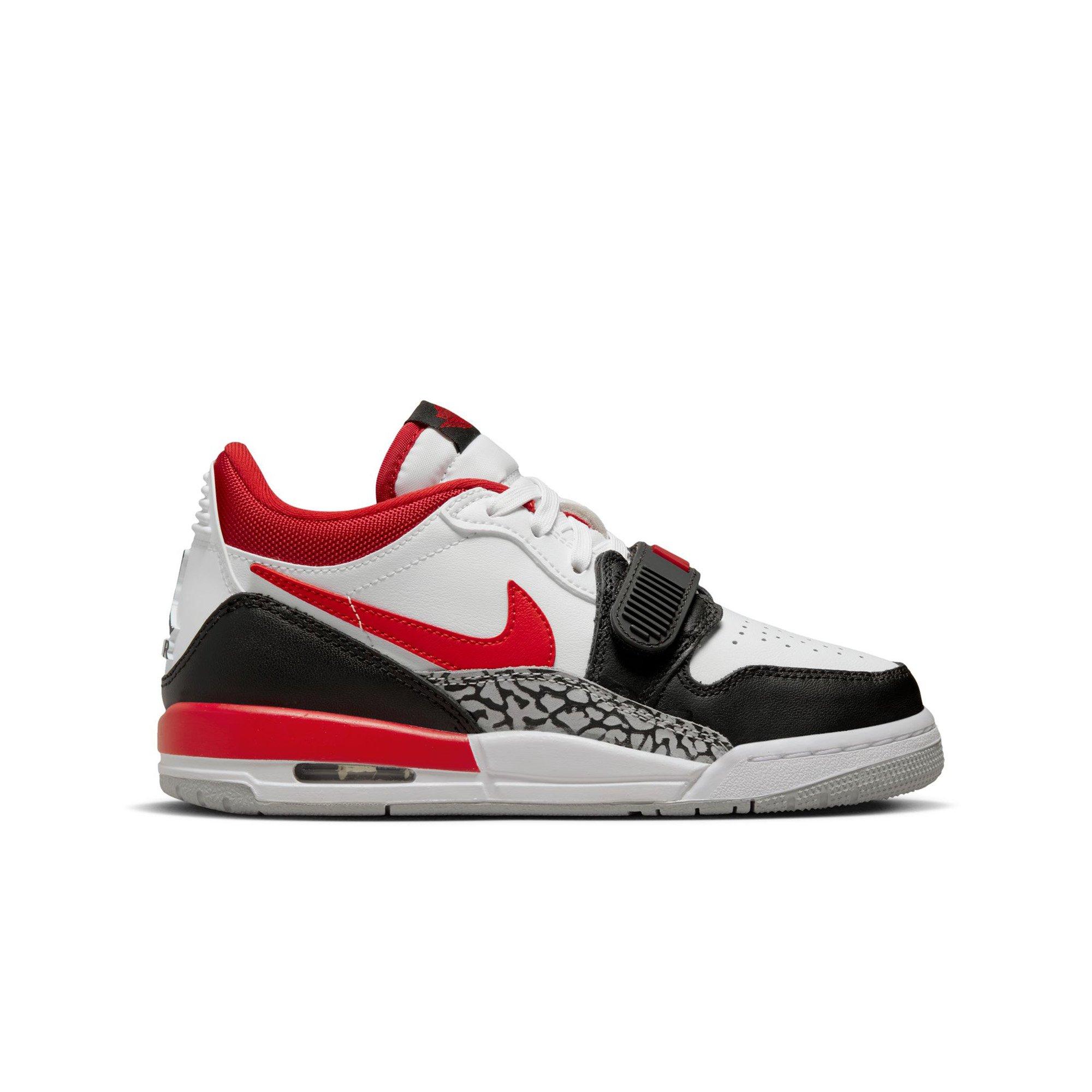 Jordan Legacy 312 Low Black/Wolf Grey/Valor Blue/Red Grade School Boys'  Shoe - Hibbett