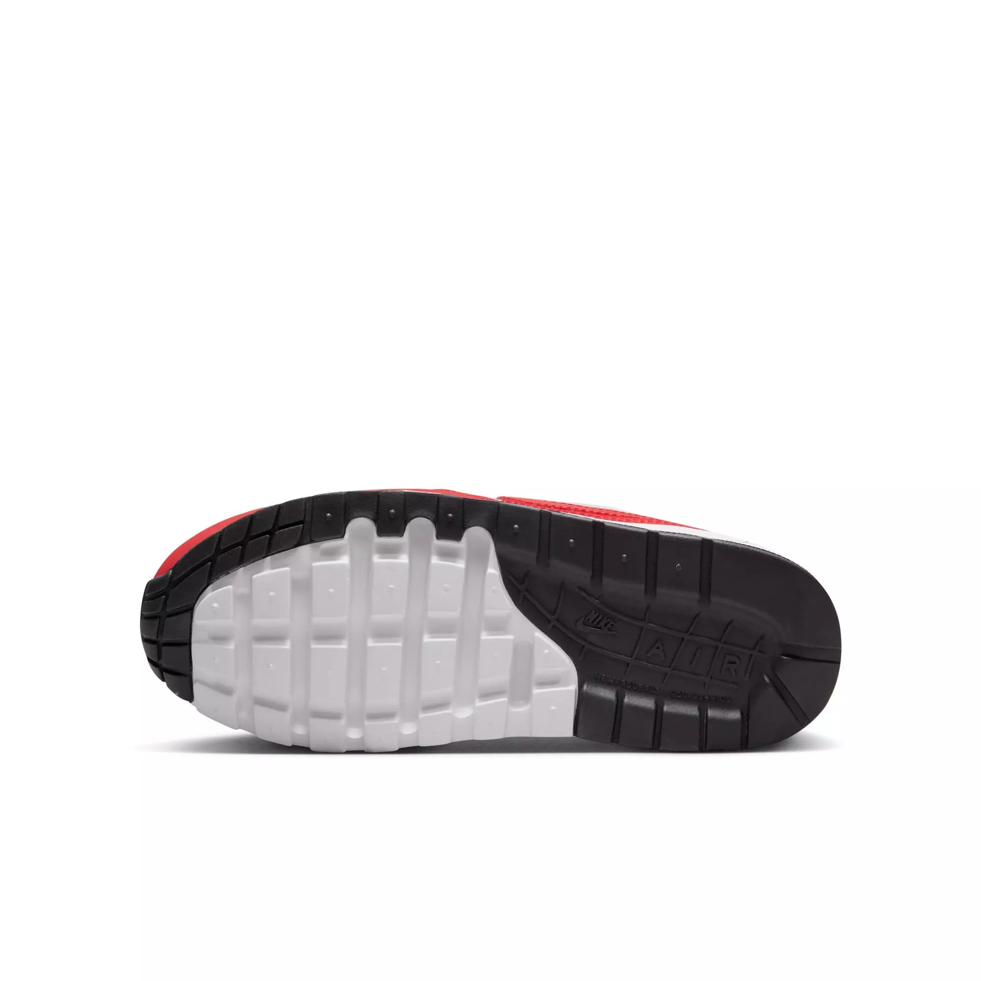 Nike Air Max 1 "Sport Red" Grade School Kids' Shoe - NEUTRAL GREY/UNIVERSITY RED/WHITE