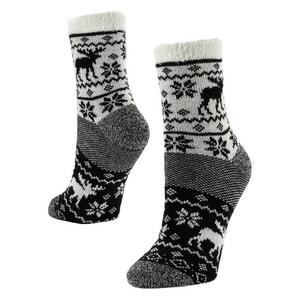 Implus Fireside You Moose You Lose Crew Socks