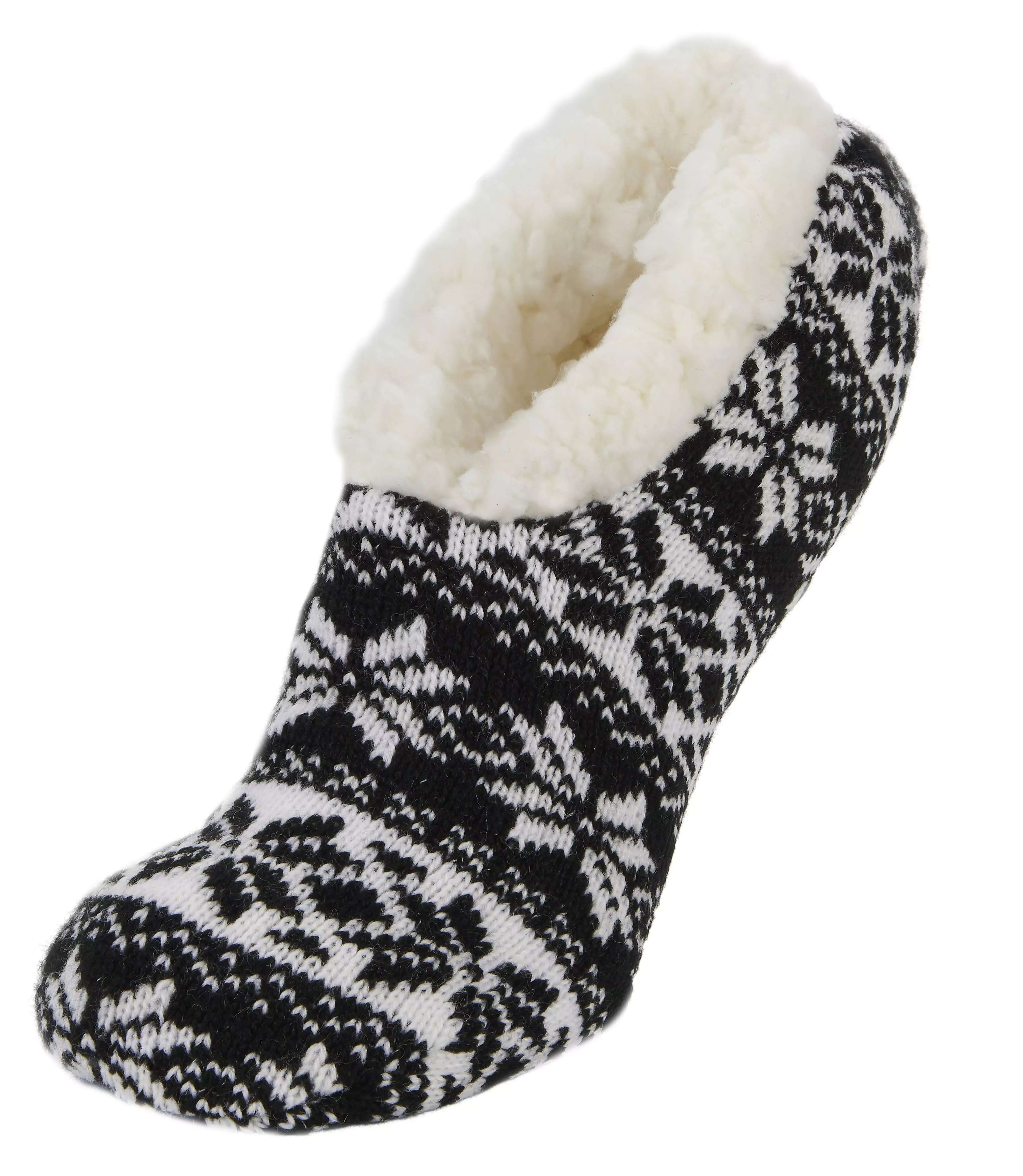 Implus Footcare Fireside Slippers - GREY/WHITE