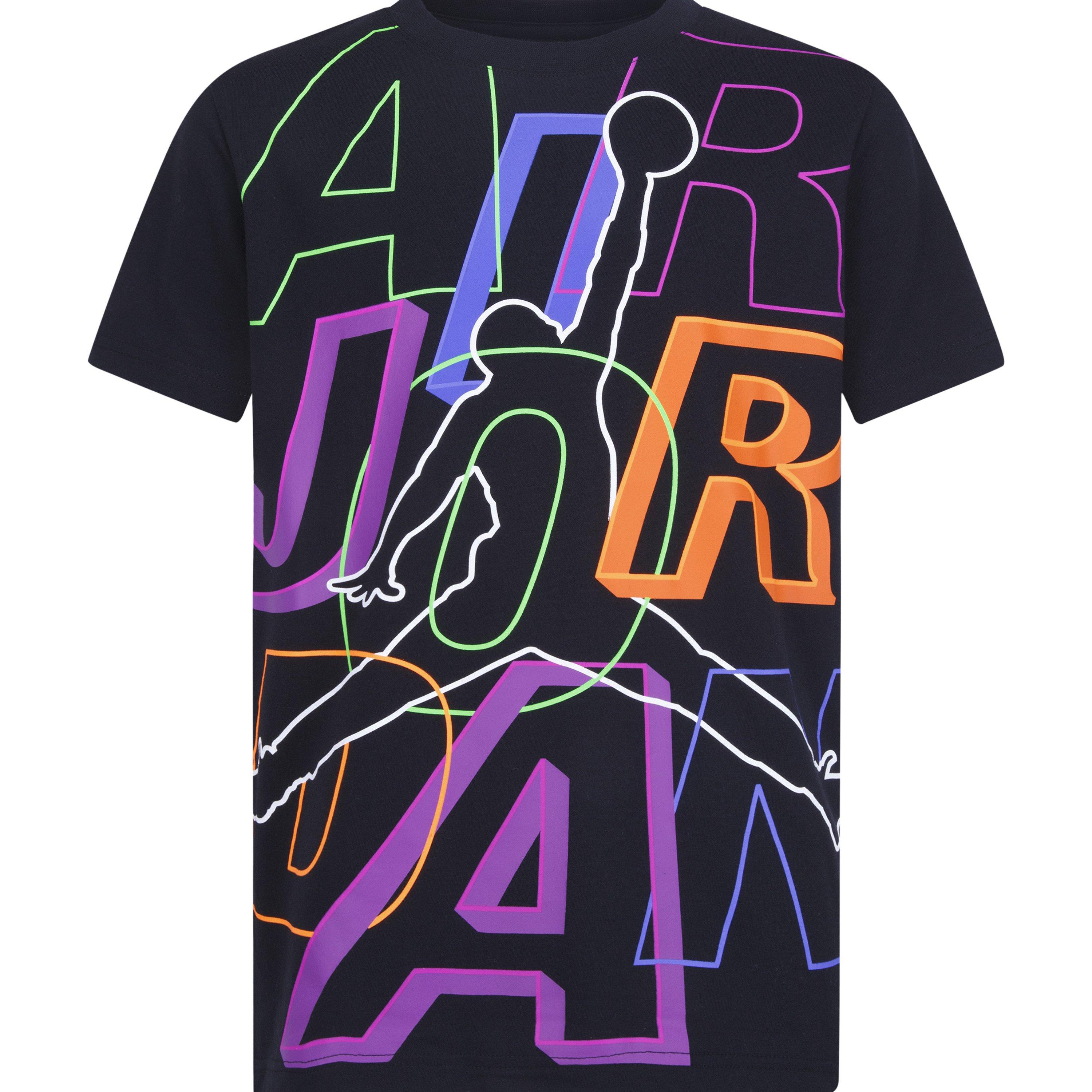 Jordan Big Boys' Super Splash Tee - BLACK Thumbnail View 3