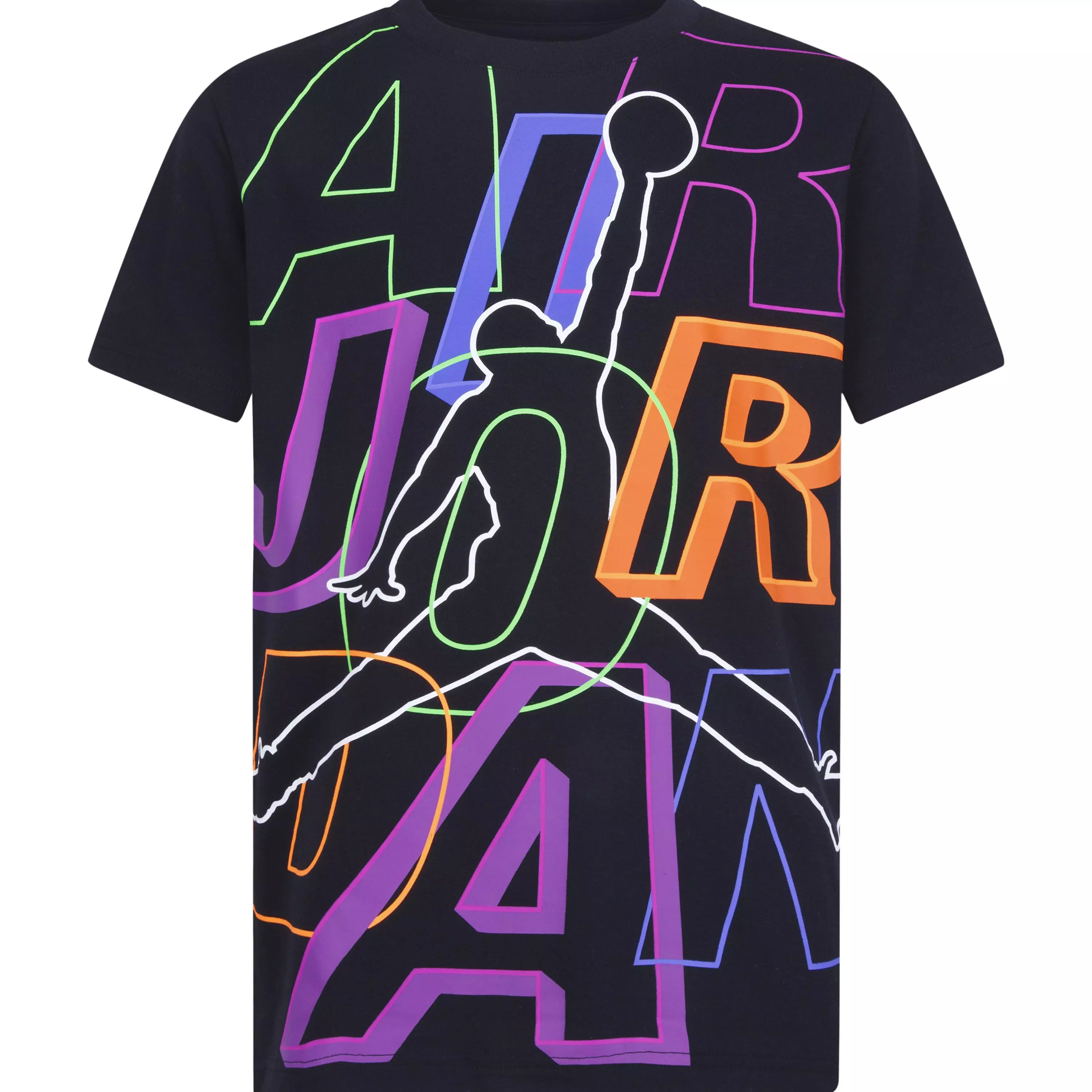 Jordan Big Boys' Super Splash Tee - BLACK