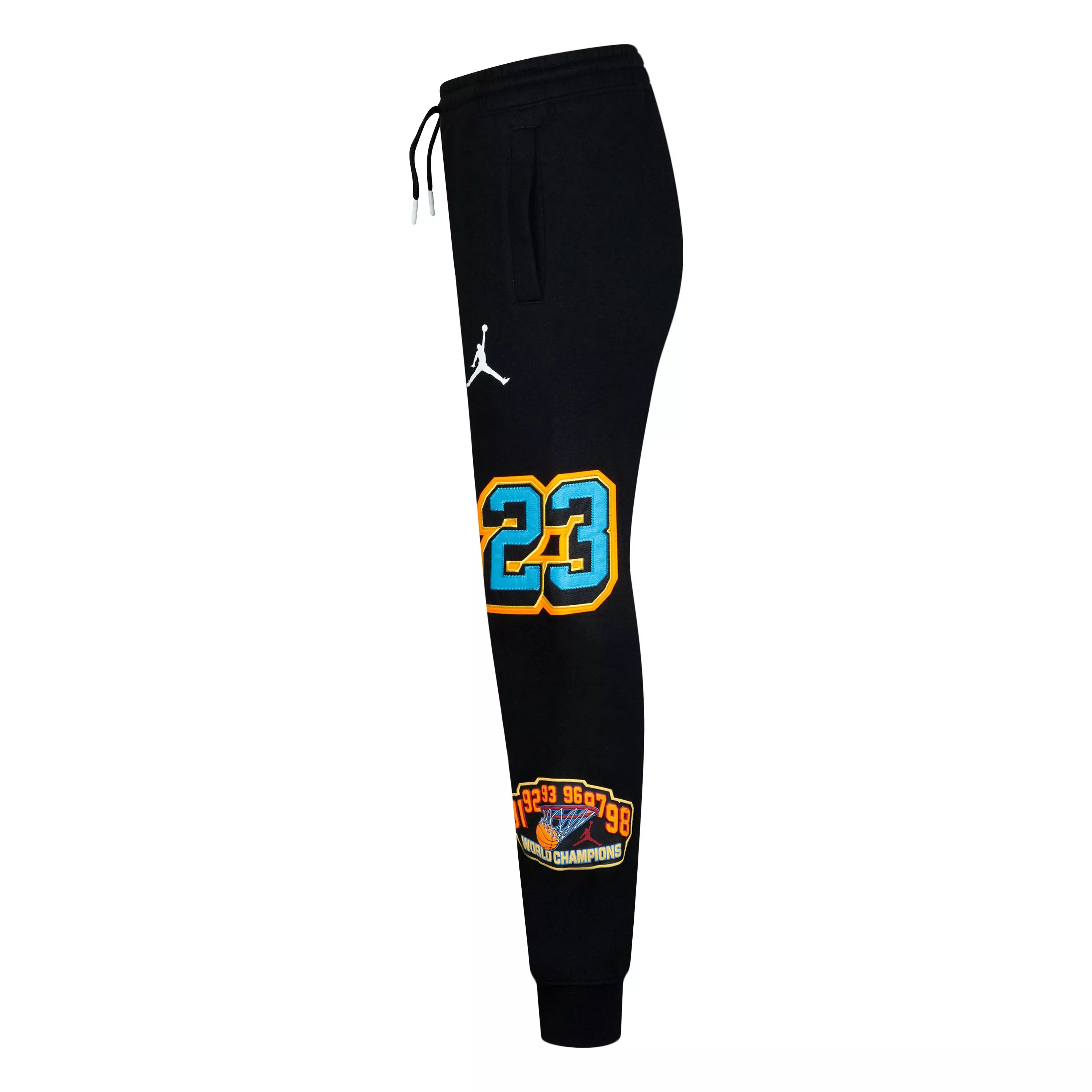 Jordan Big Boys' Patch Work Joggers - BLACK