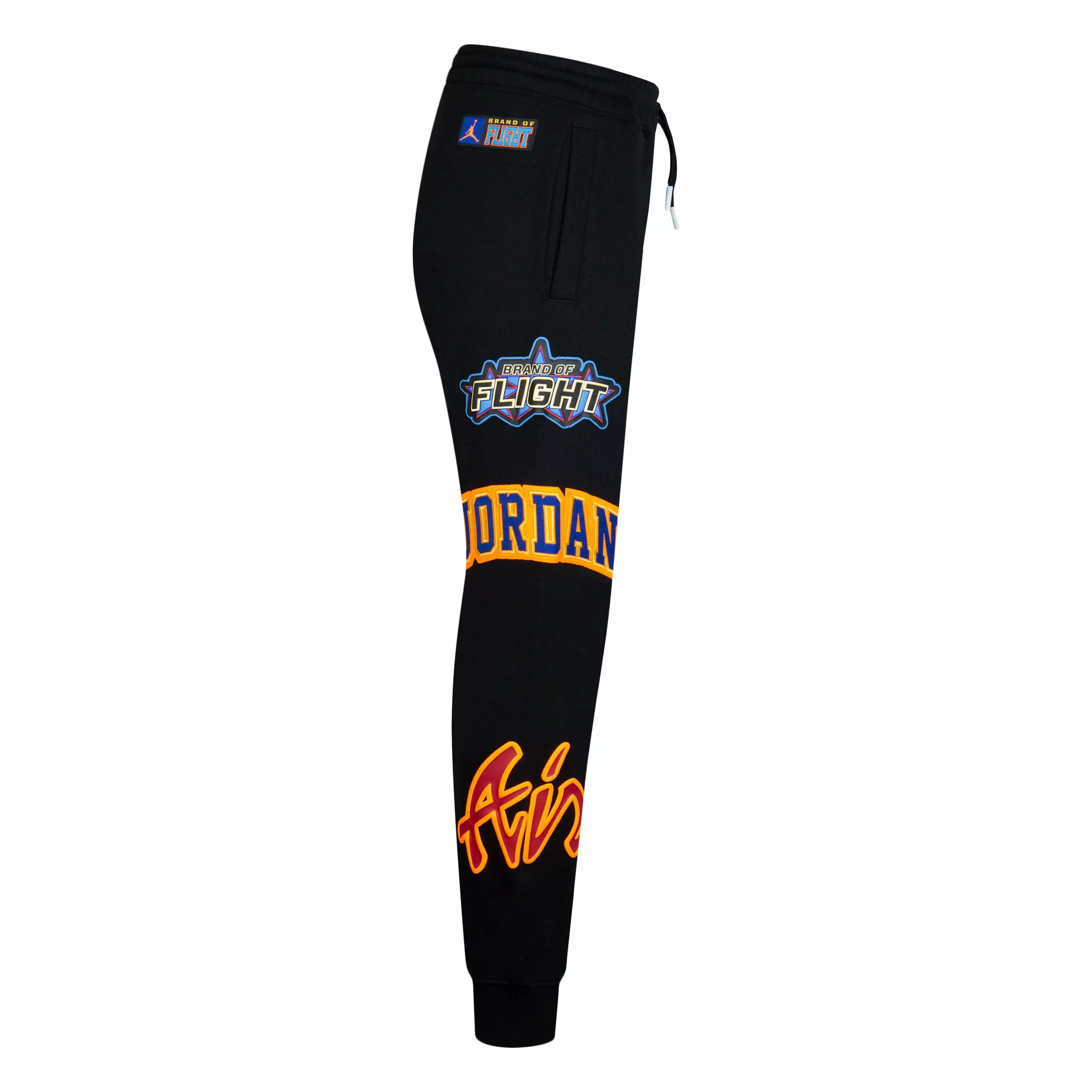 Jordan Big Boys' Patch Work Joggers - BLACK